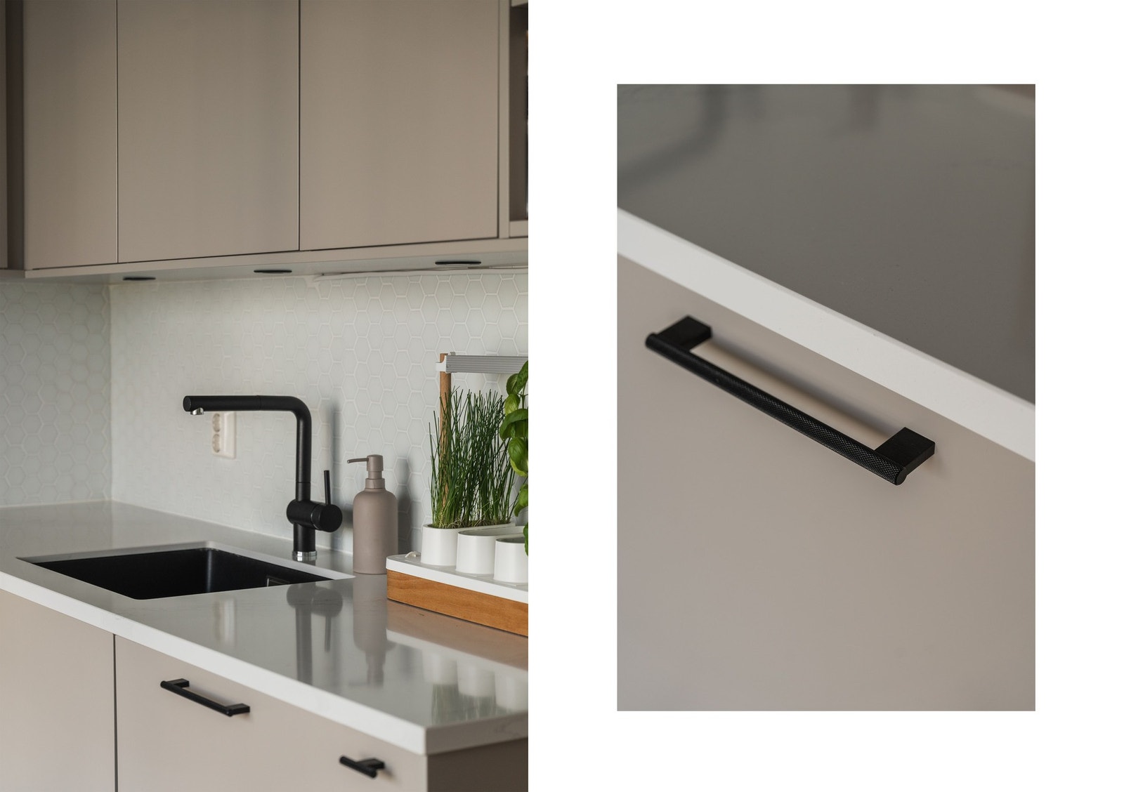 Ny radiator ble av estetiske og praktiske grunner montert på kjøkkenet i 2023. Galleribilde