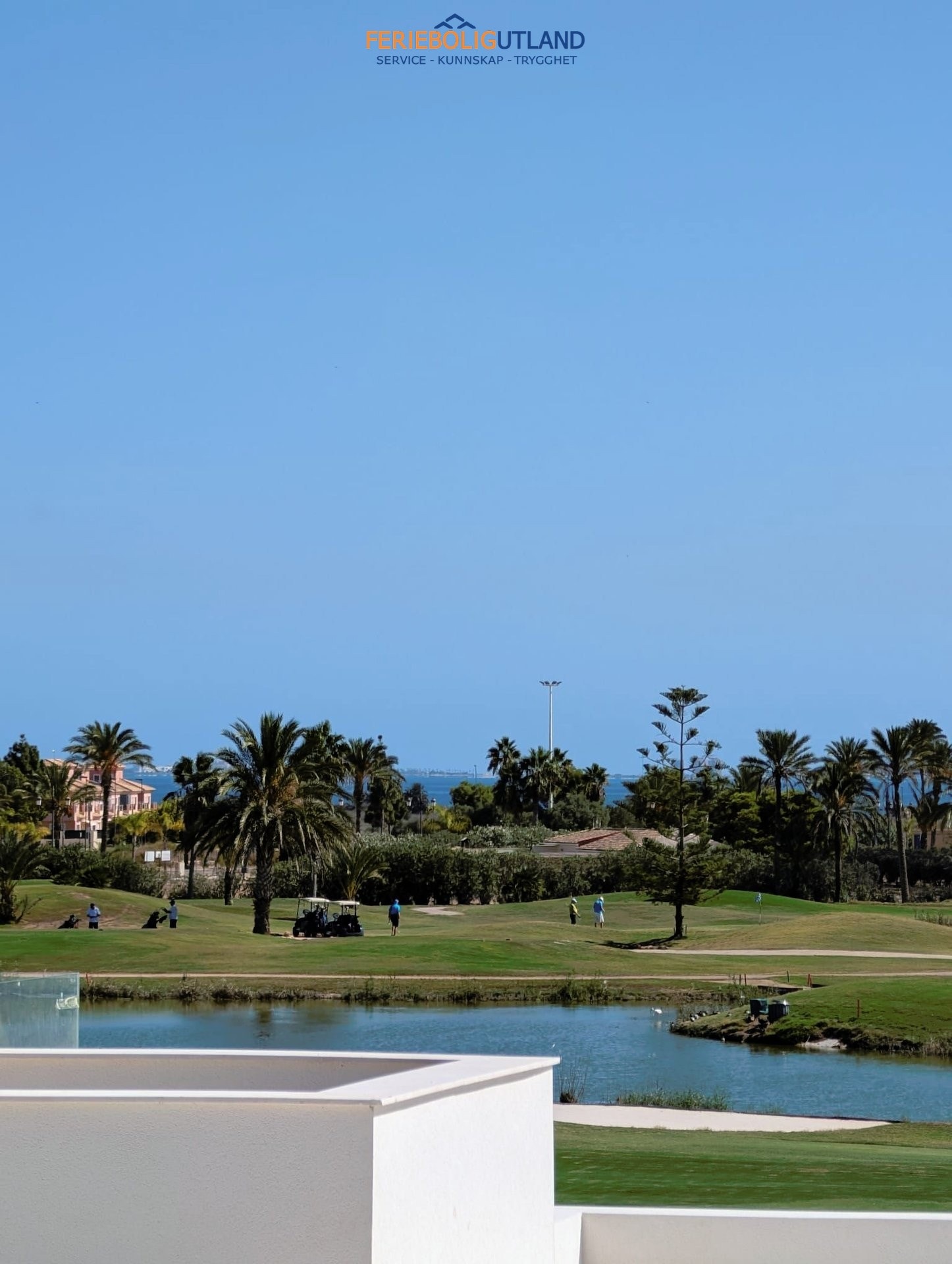 Utsikt fra 1st floor balkong Serena View - golf, Mar Menor og La Manga Galleribilde