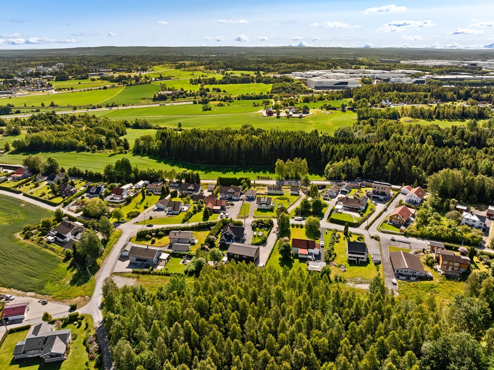 Dronefoto Galleribilde