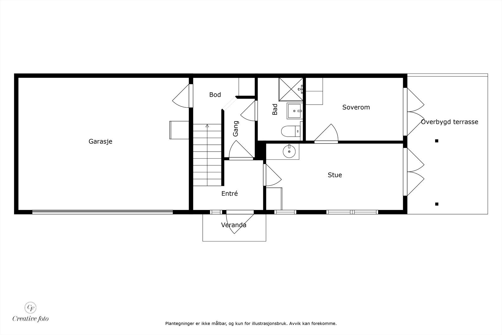 Plantegning Galleribilde