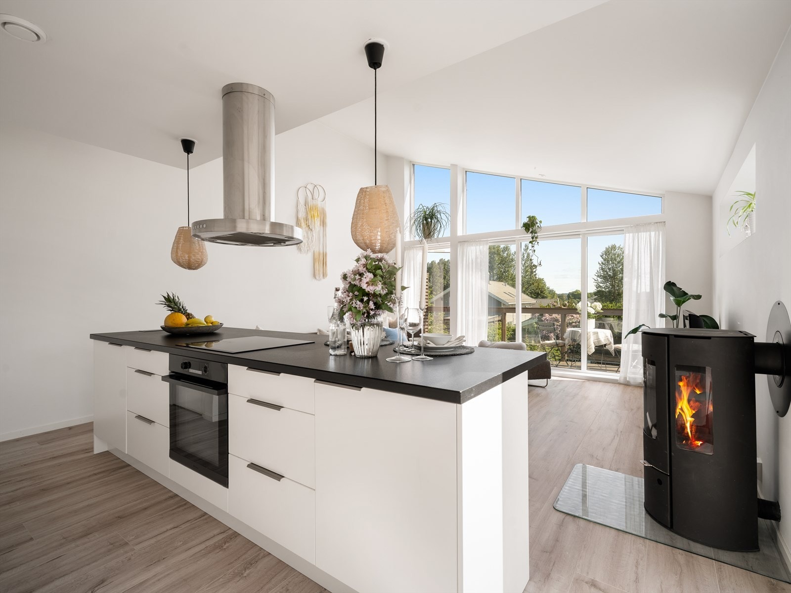 Boligen byr på en praktisk planløsning. Galleribilde