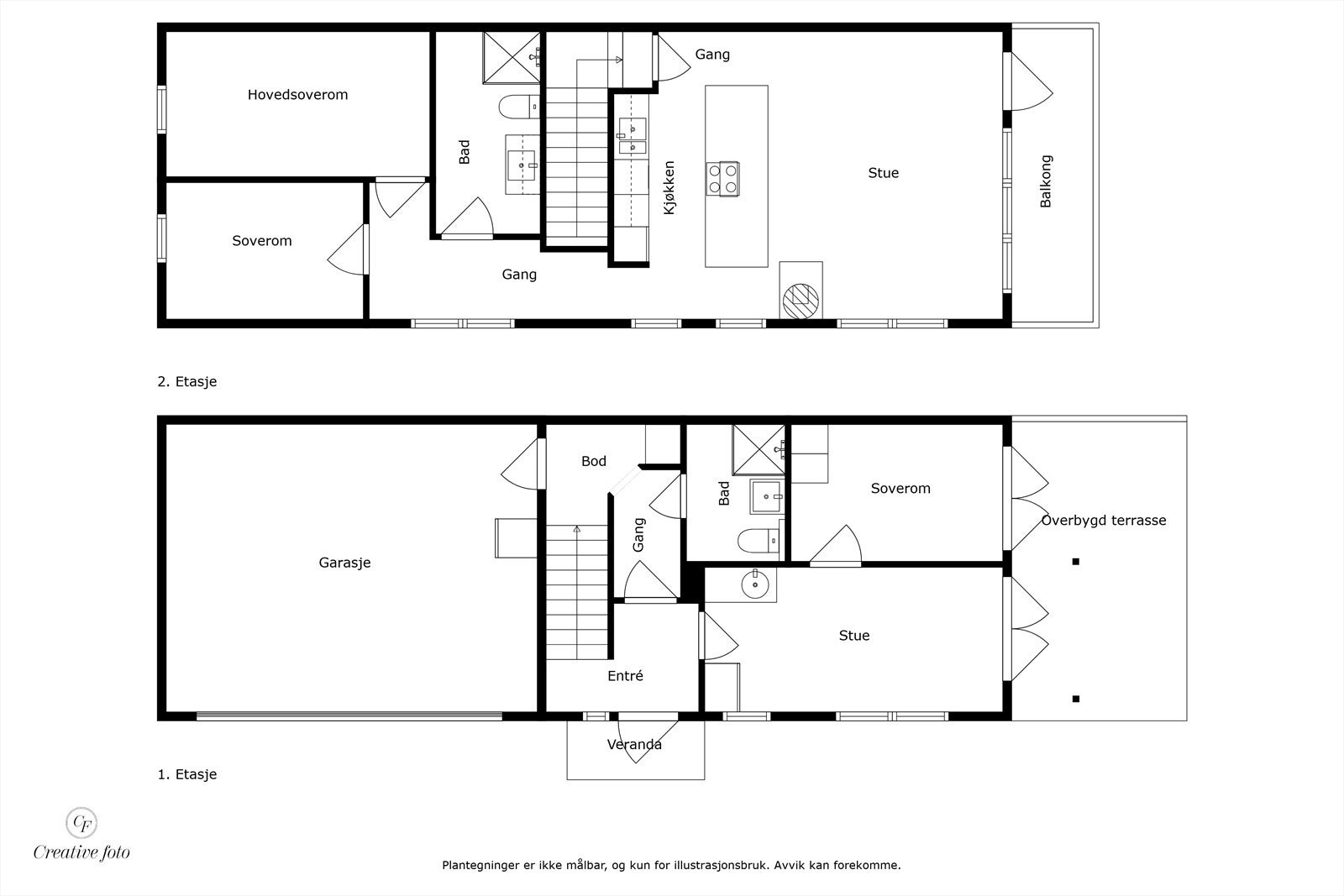 Plantegning Galleribilde