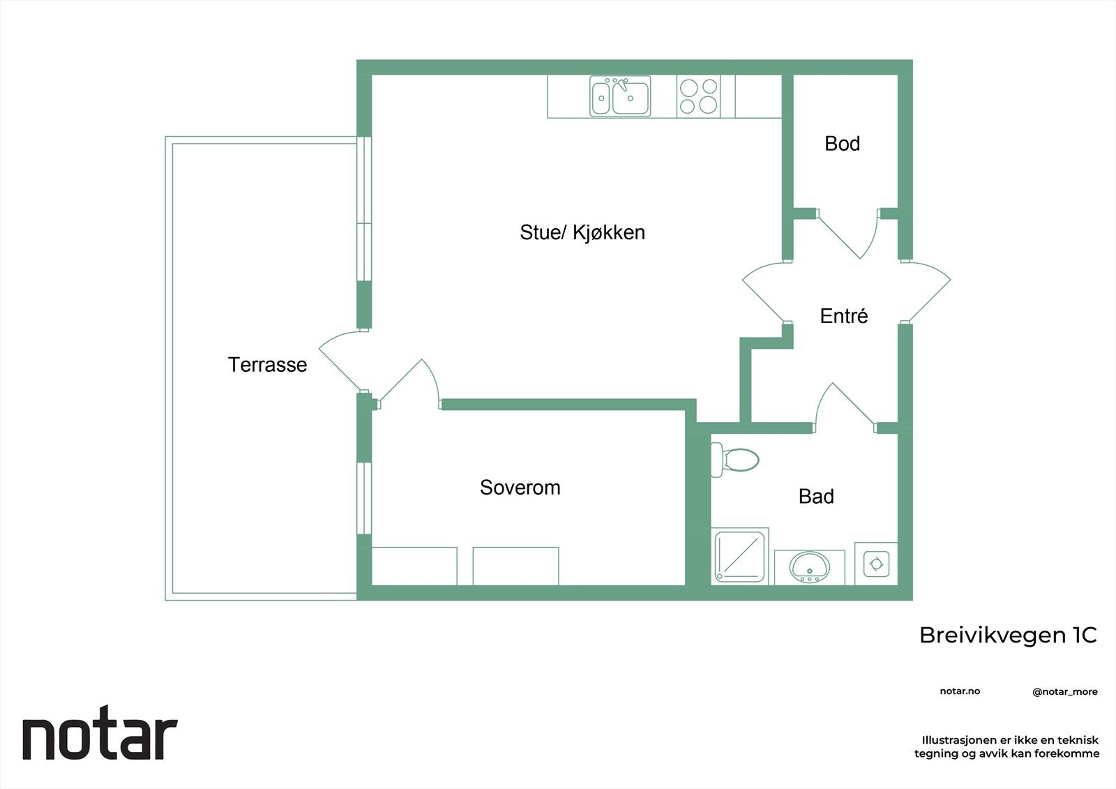 Planløsning. Galleribilde