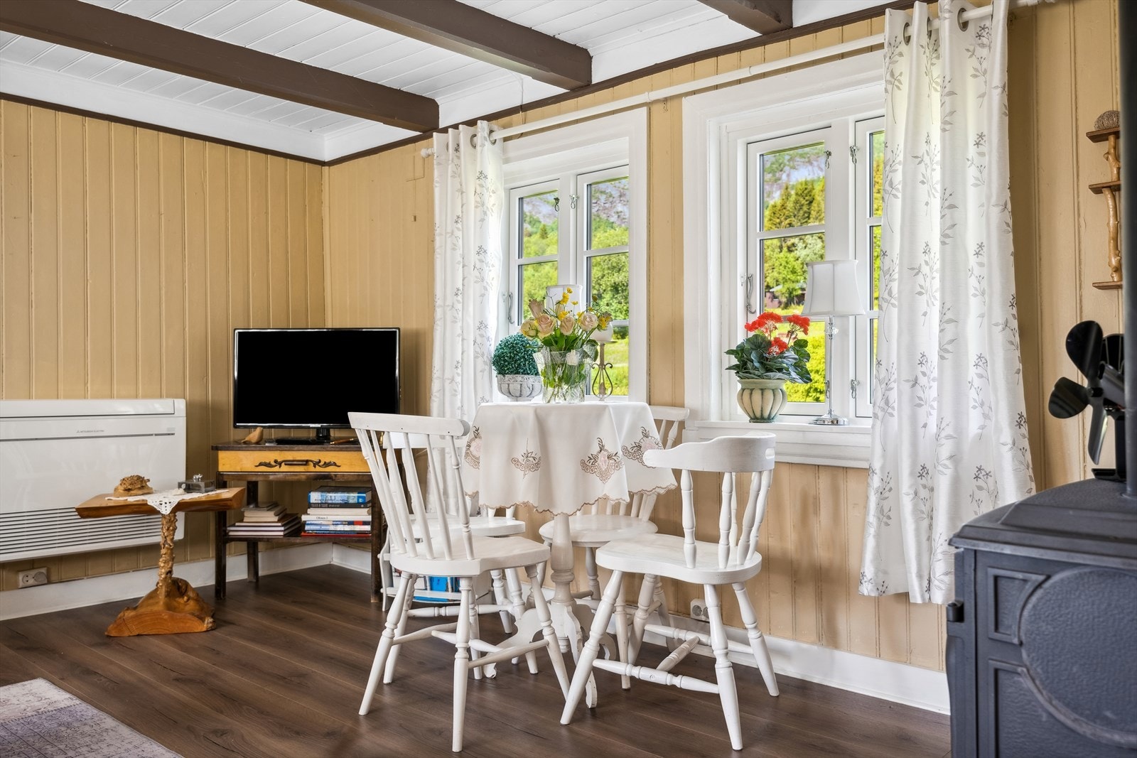 Energivennlig oppvarming via varmepumpe. Galleribilde