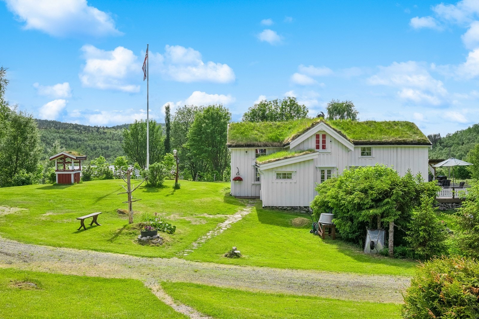 Sjelden bra standard på byggene som stammer tilbake til 1700-tallet. Galleribilde