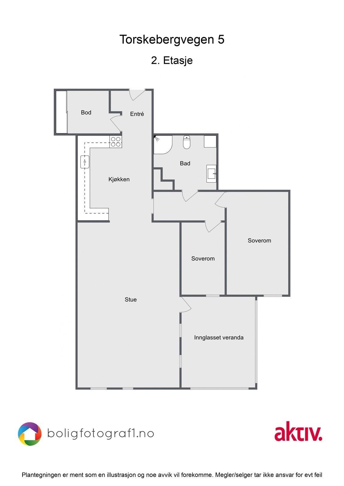 Plantegning, 2. etg. Galleribilde