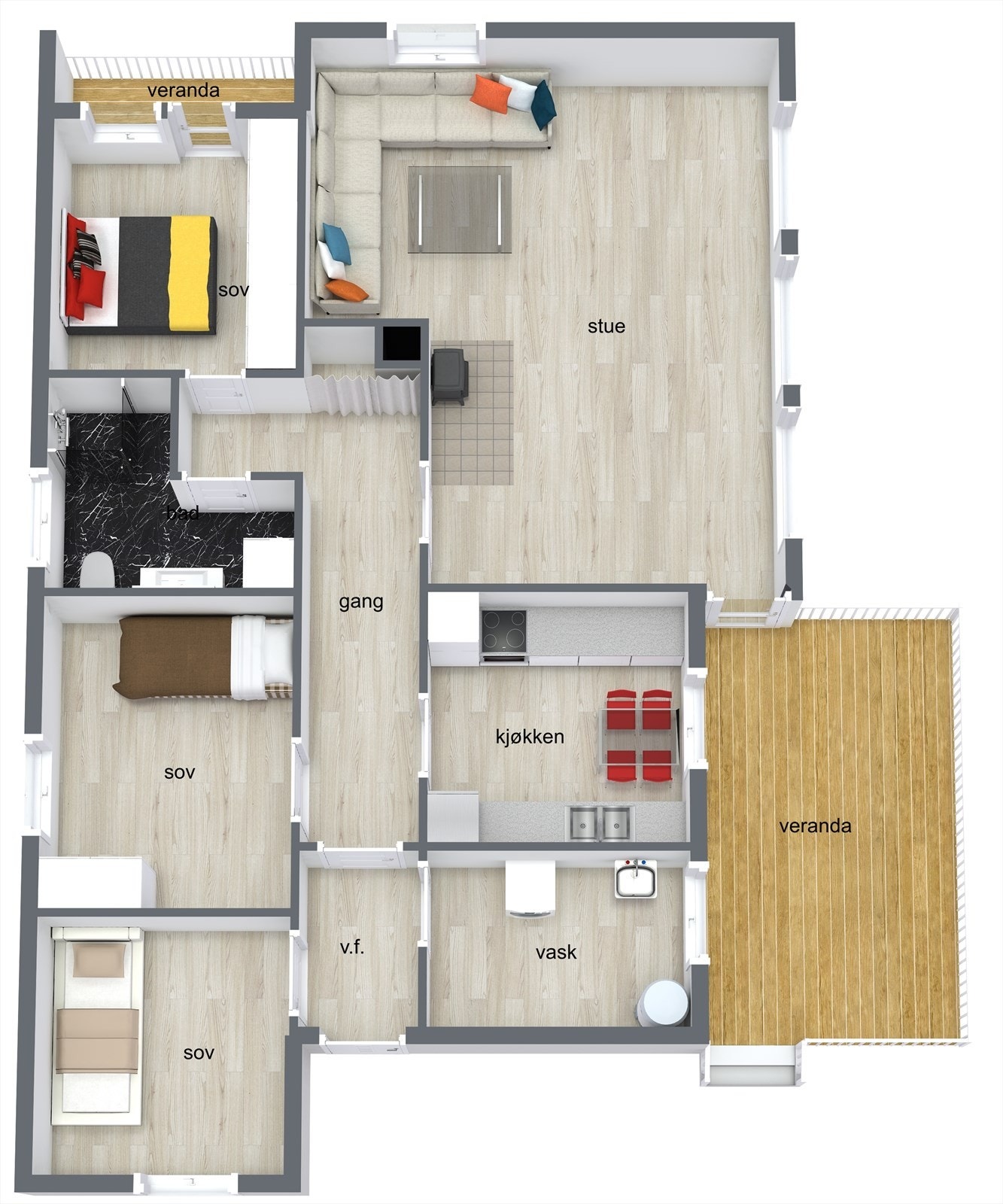 Plantegning. Galleribilde