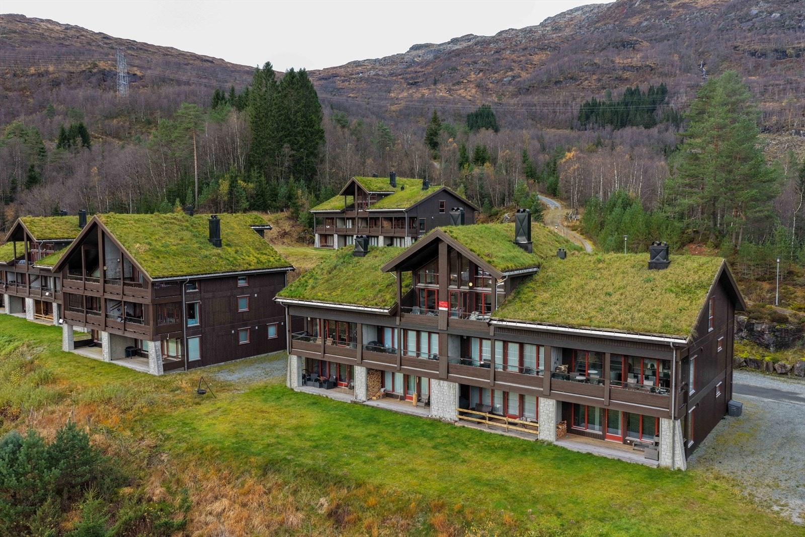 Svandalen Panorama består av 5 bygg Galleribilde