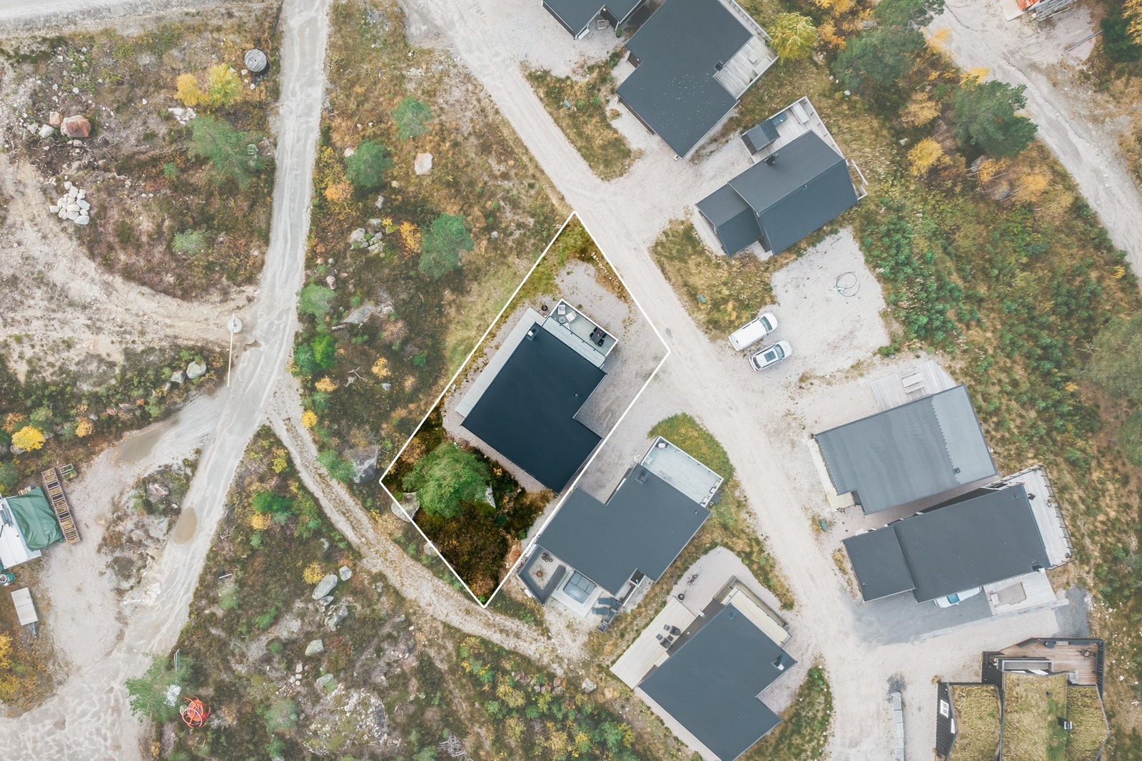 Tunringen 7 - området i bakkant er regulert til friareal Galleribilde