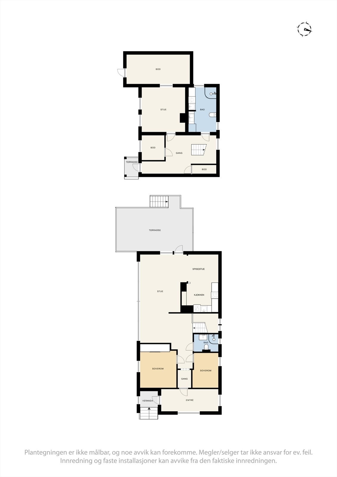 Plantegninger - Bodøveien 1229. Galleribilde