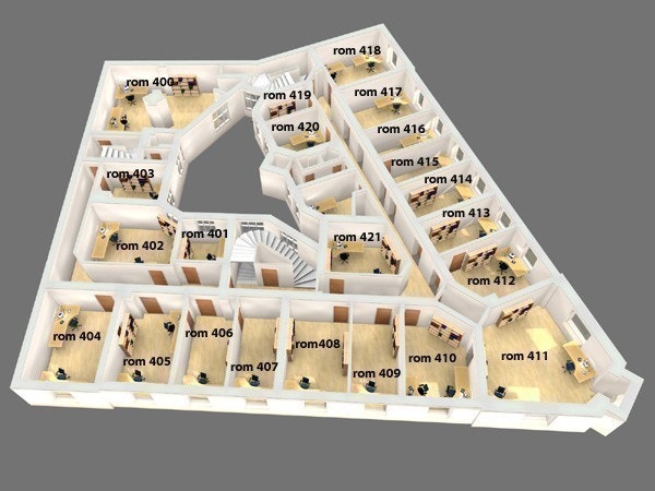 Planløsning for 4.etg. Galleribilde