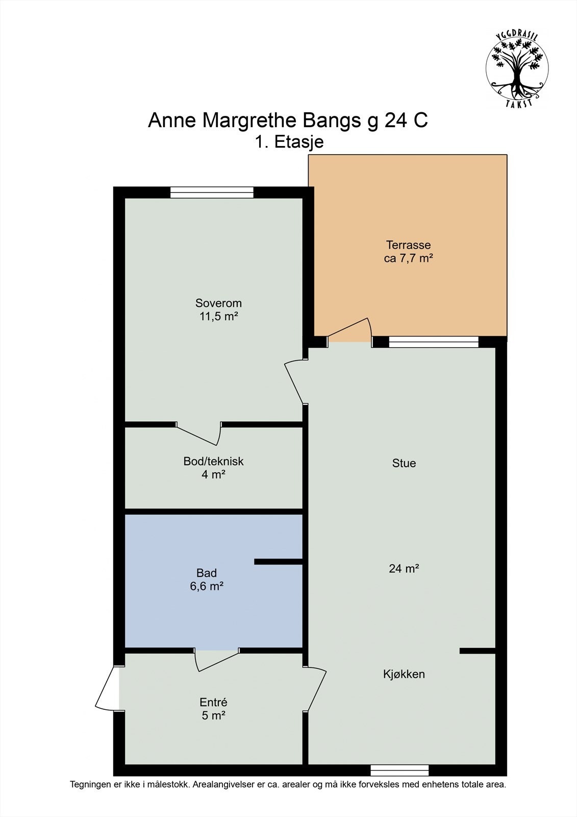 Planskisse. Galleribilde