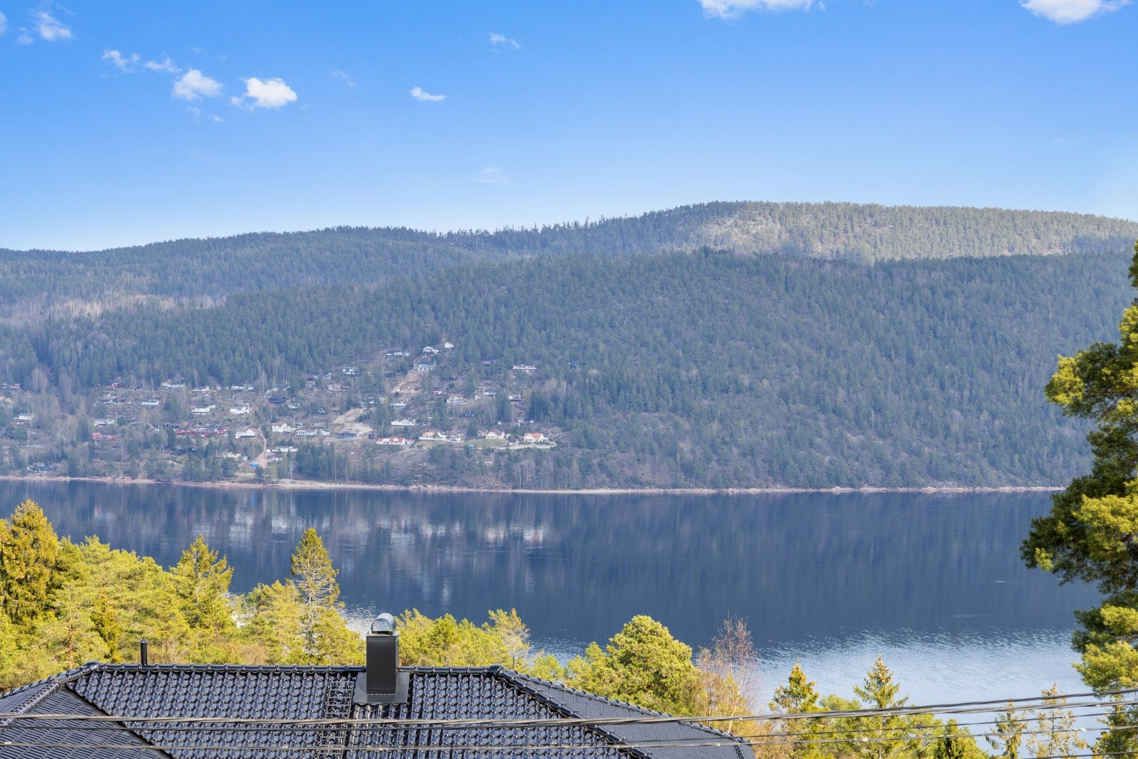 Utsikt fra terrassen Galleribilde