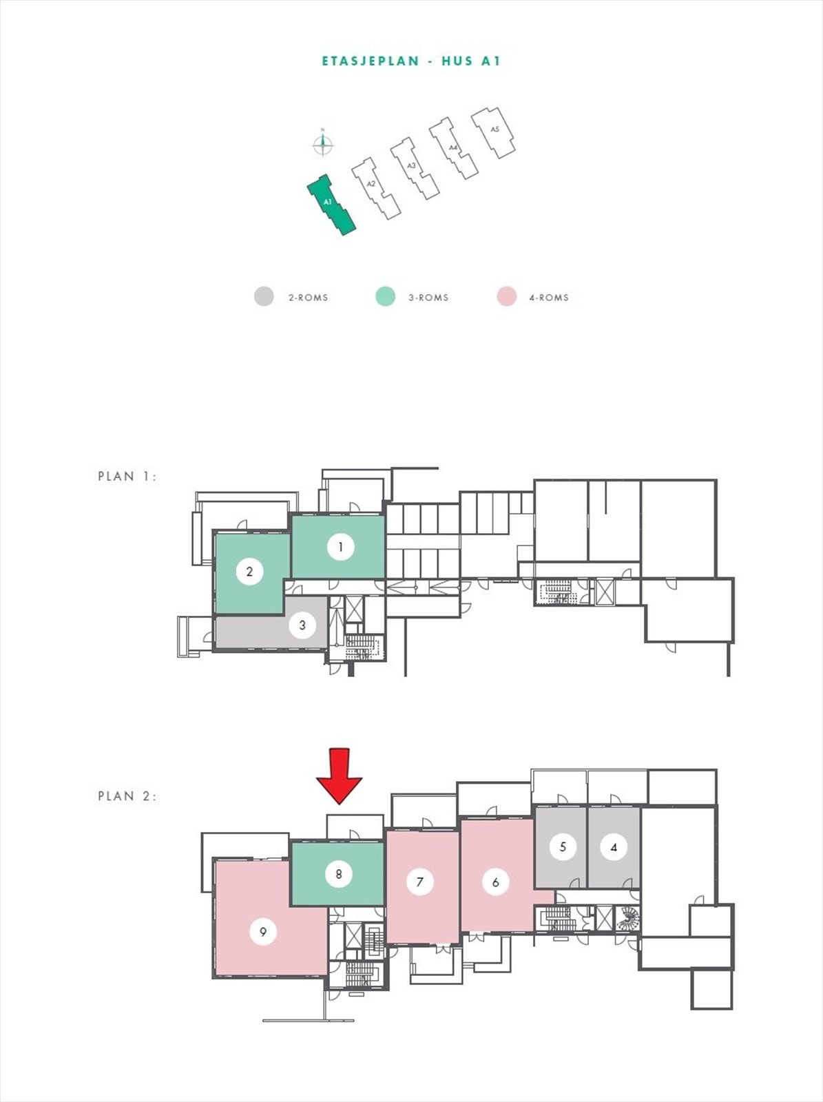 Etasjeplan med markering av beliggenhet. Avvik kan forekomme. Galleribilde