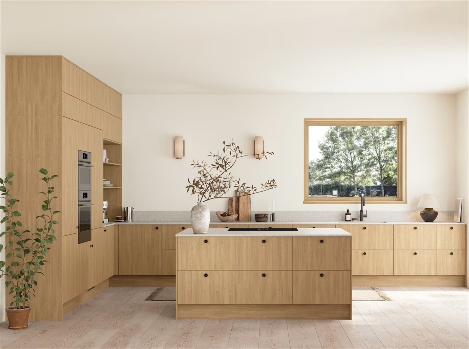 Illustrasjon | Kun en generell illustrasjon av valgt kjøkkenmodell "Favn Eik" fra Sigdal. Bilde hentet fra Sigdals hjemmeside. Galleribilde