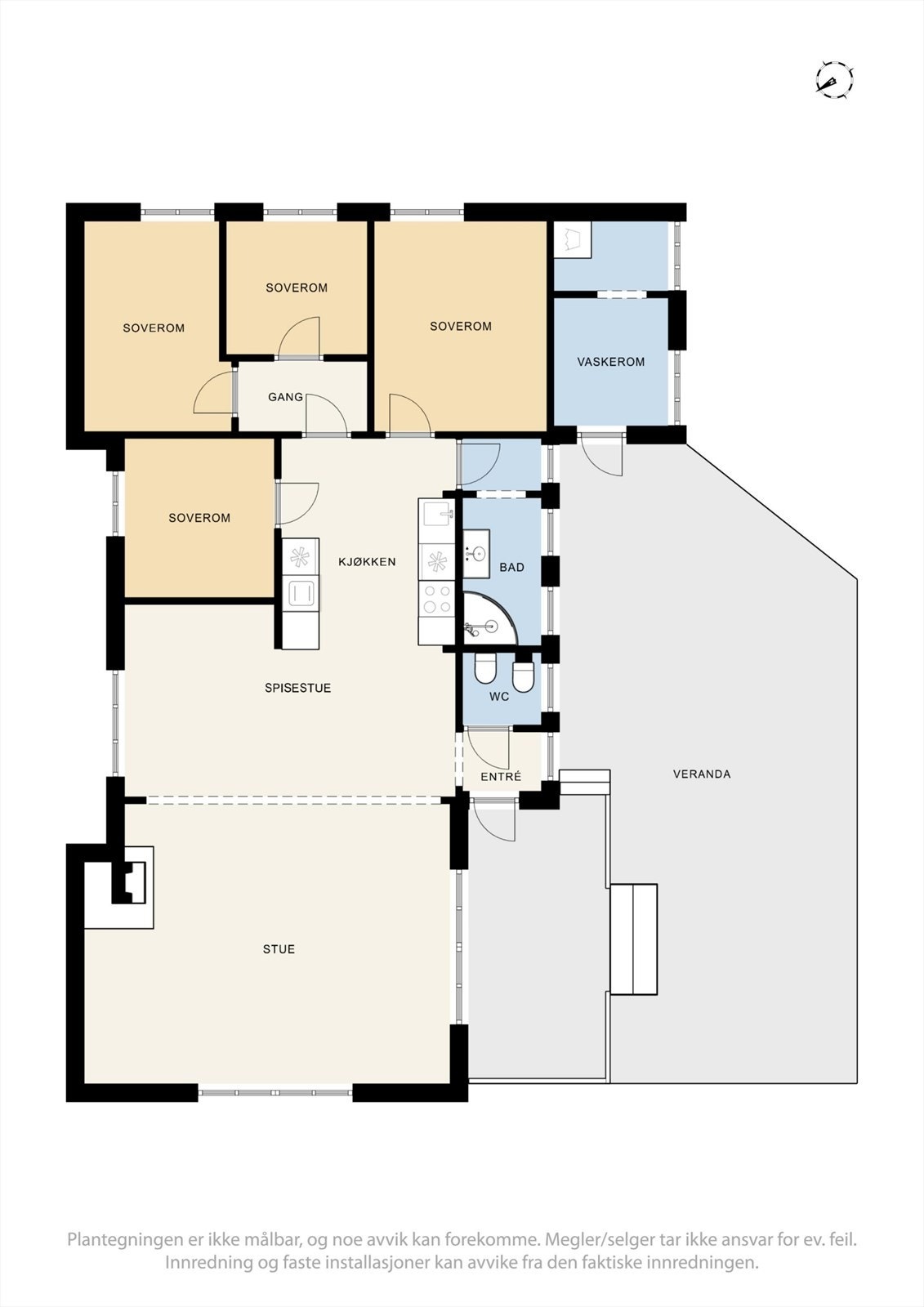 Plantegning Galleribilde