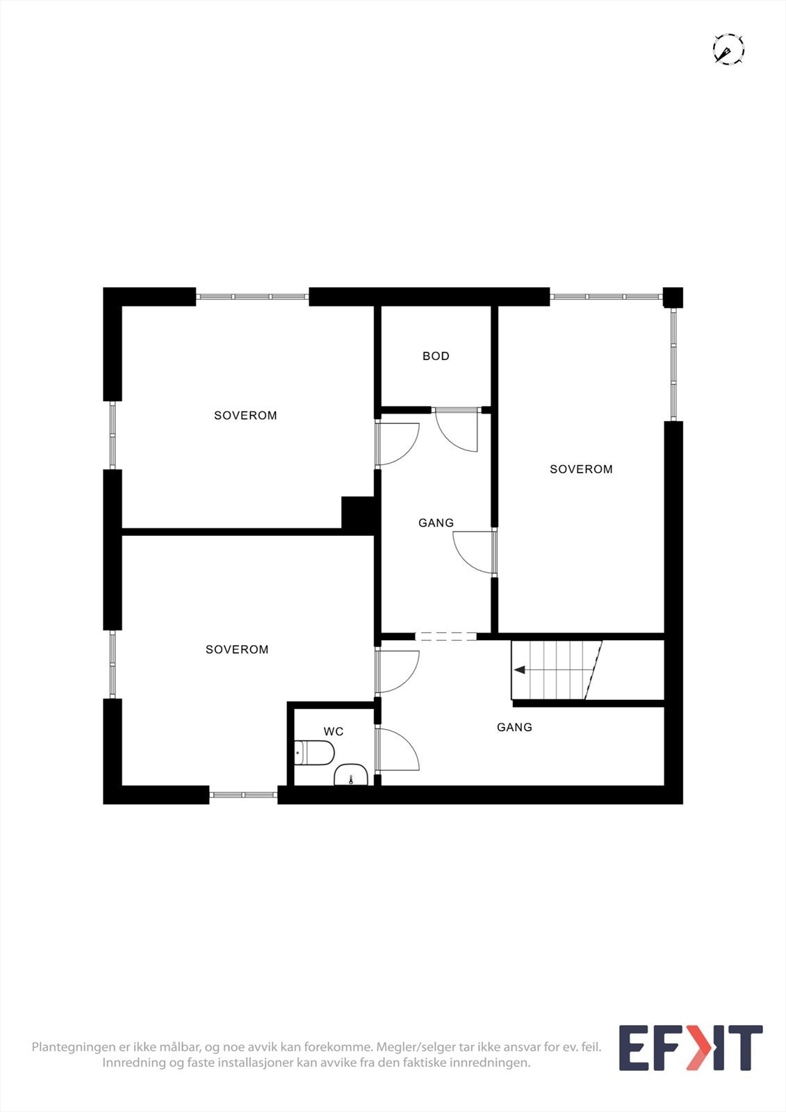 Plantegning 2. etasje Galleribilde