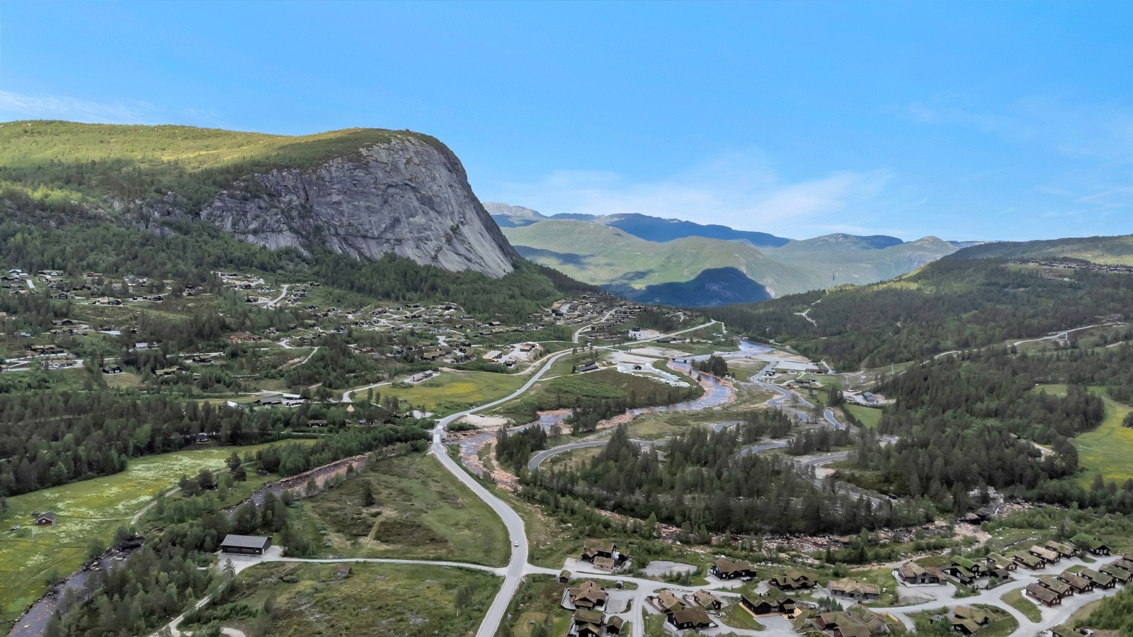 Nydelige omgivelser på fjellet Galleribilde