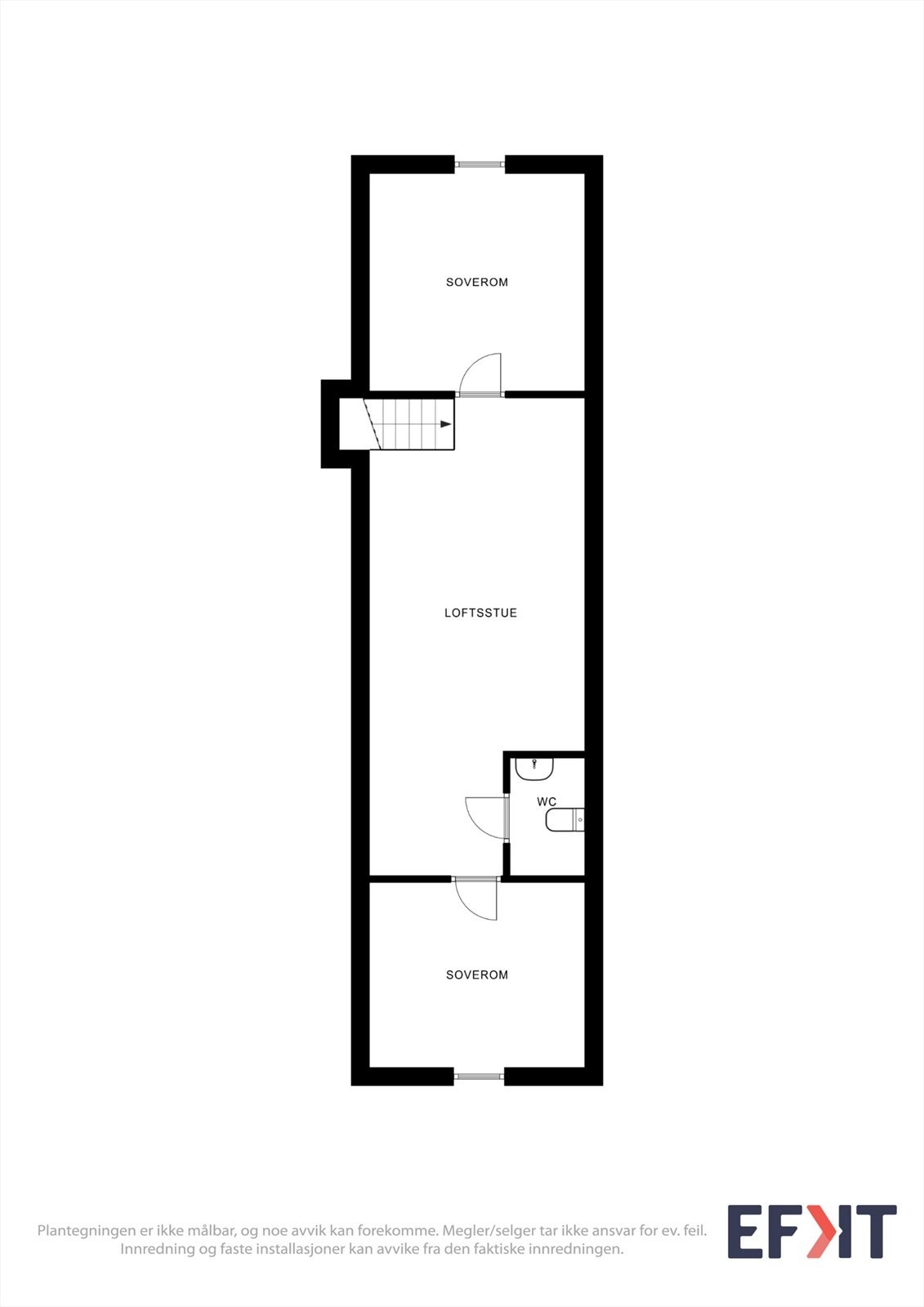 Plantegning hemsetasje Galleribilde