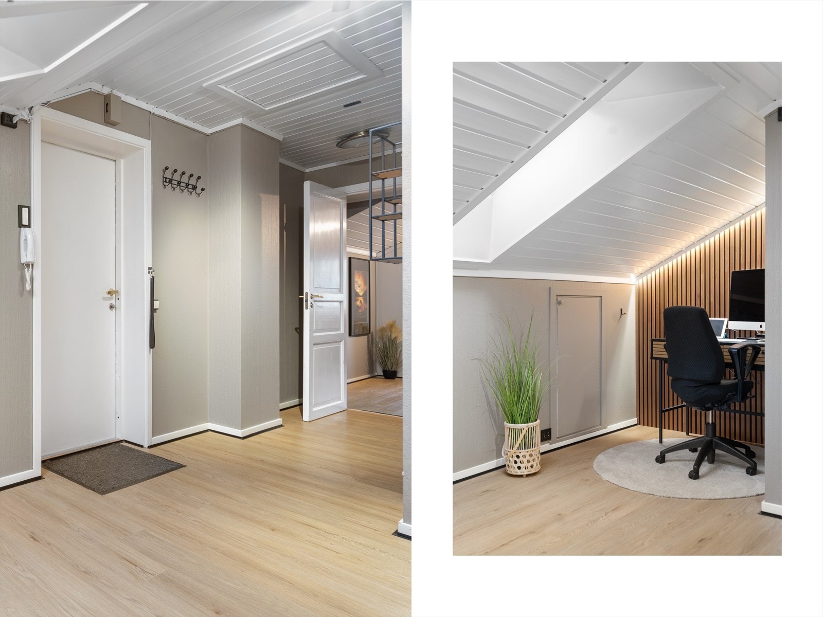 De lyse flatene og den lune fargetonen skaper et godt førsteinntrykk Galleribilde