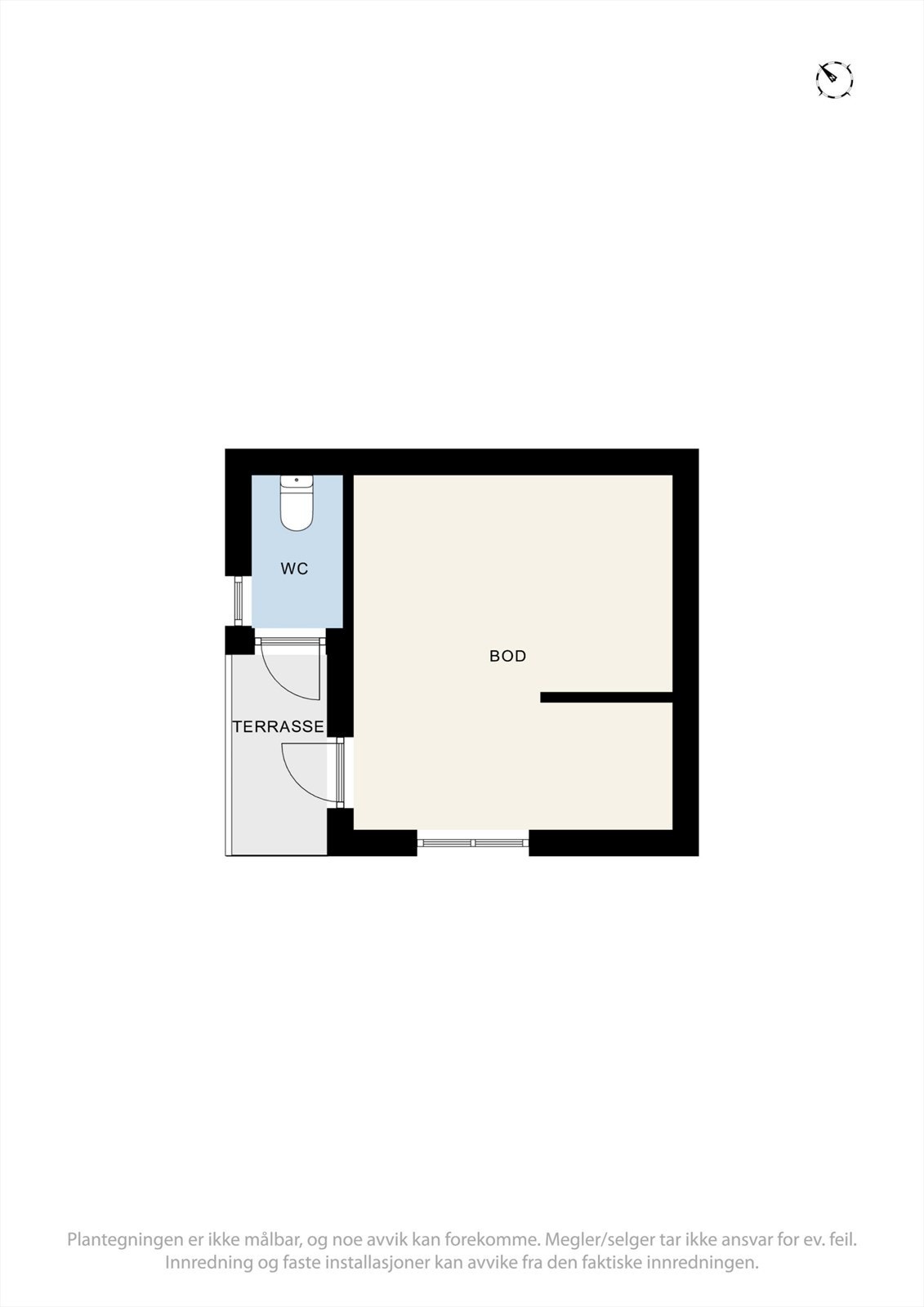 Plantegning uthus Galleribilde