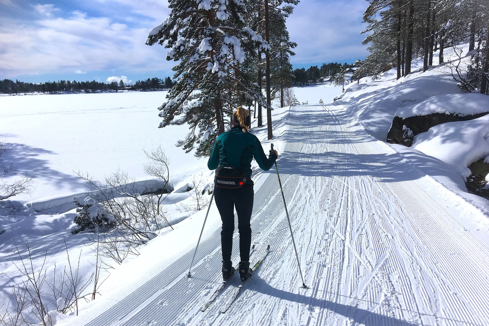Nydelige skiløyper like ved tomten Galleribilde
