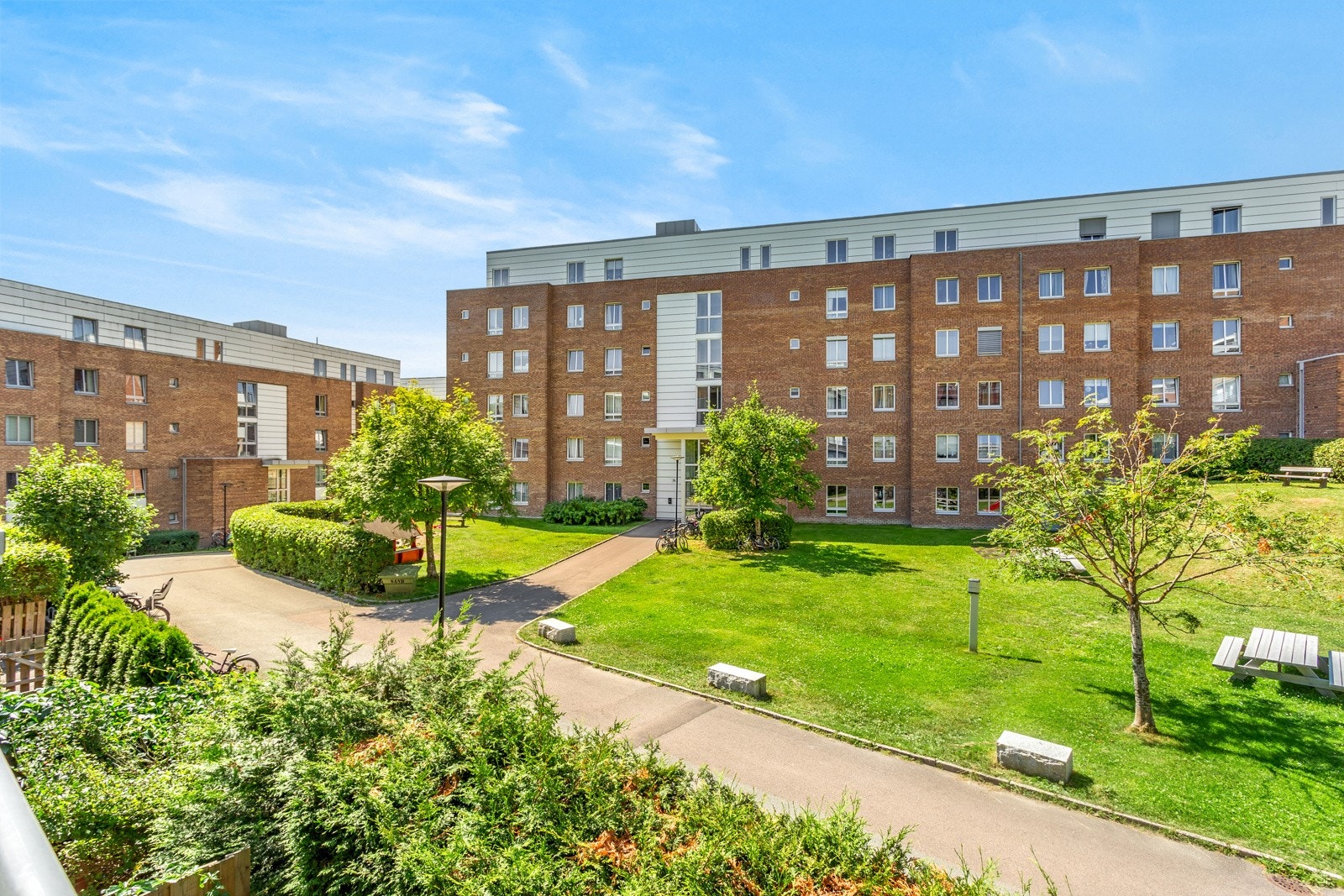 Fint utsyn fra balkongen. Galleribilde