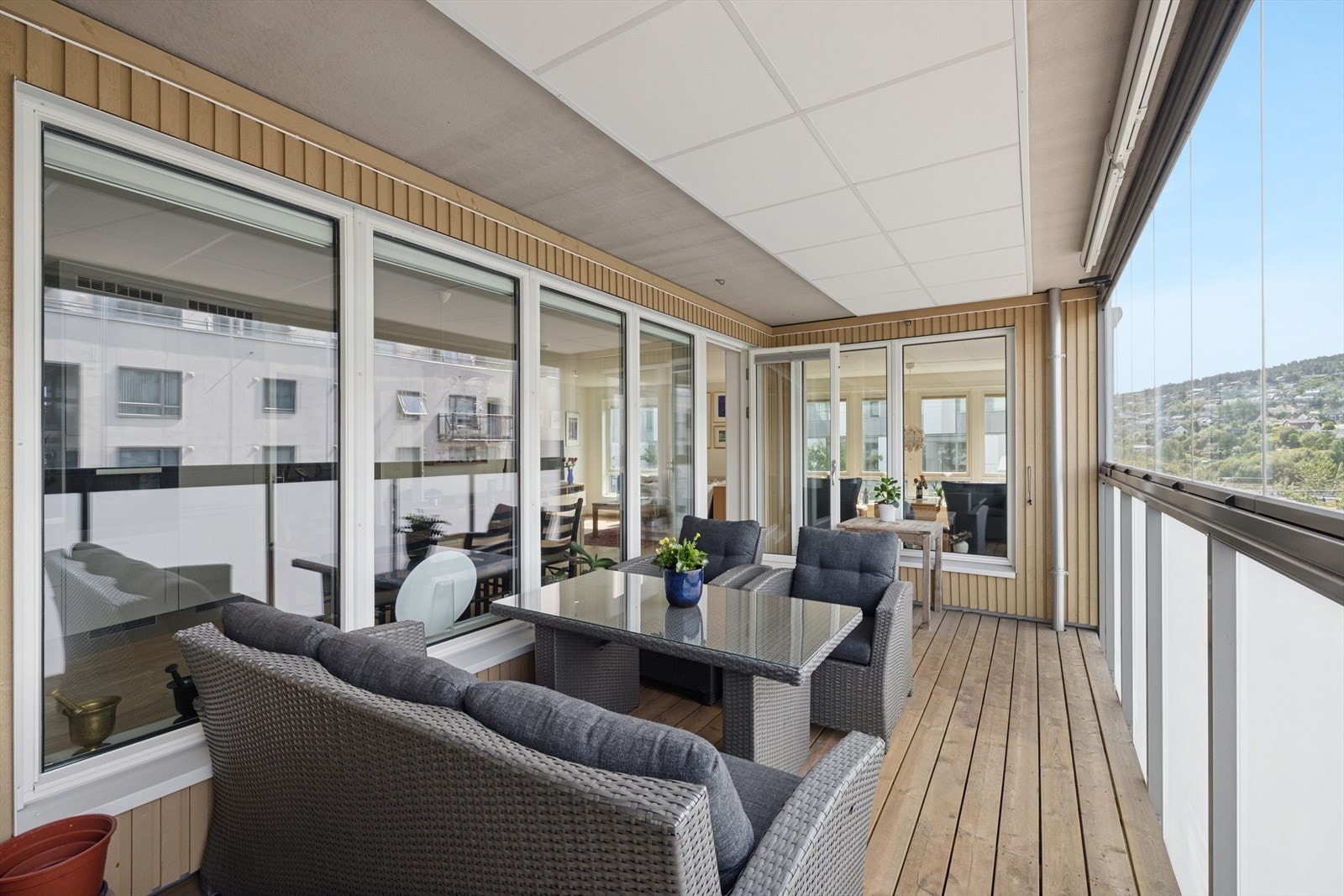 Dette blir en forlengelse av stuen i sommerhalvåret! Galleribilde