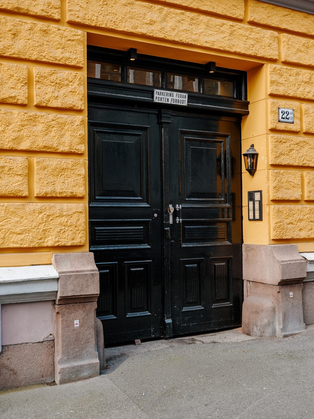 Inngangsparti Tostrups gate 22. Galleribilde