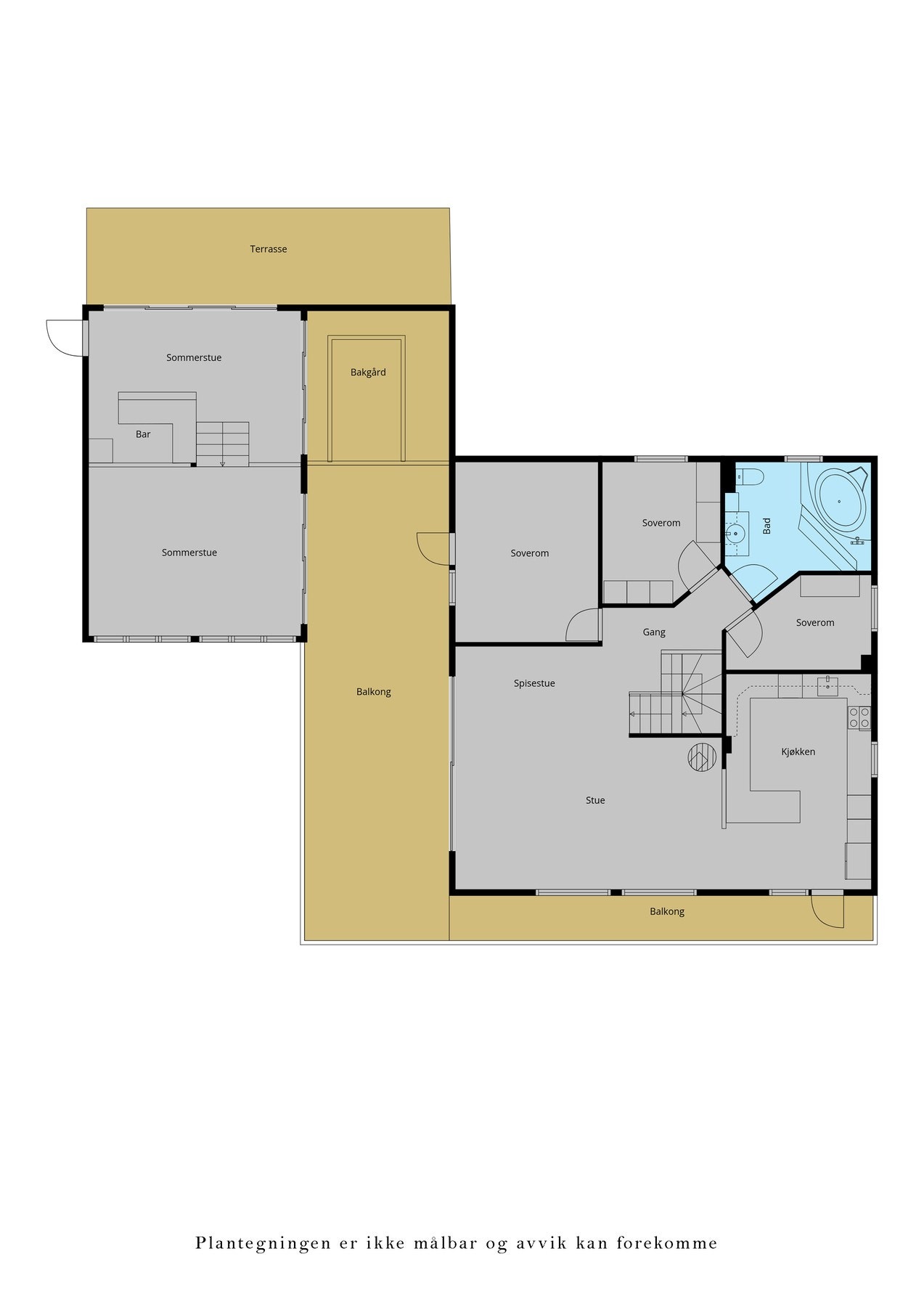 Veiledende plantegning Galleribilde