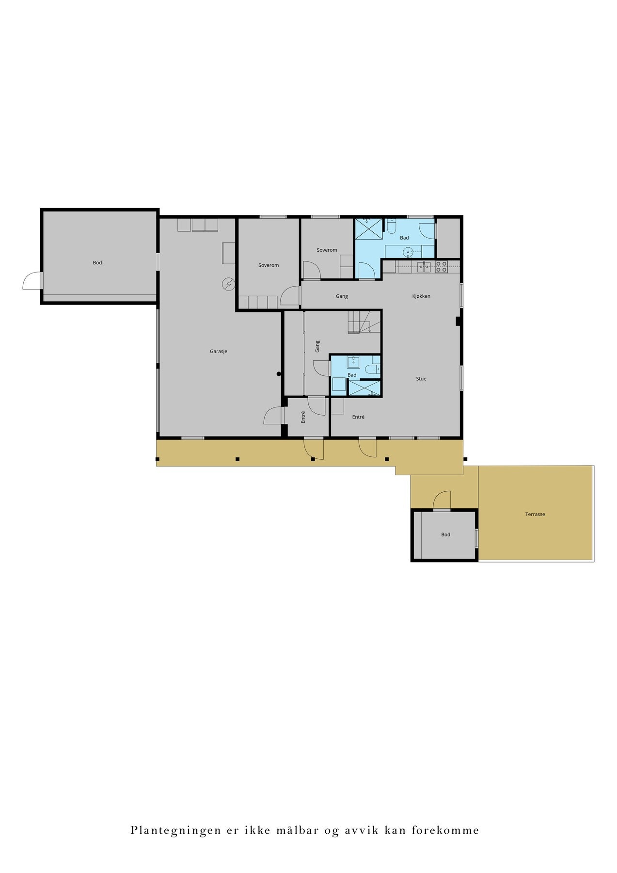 Veiledende plantegning Galleribilde