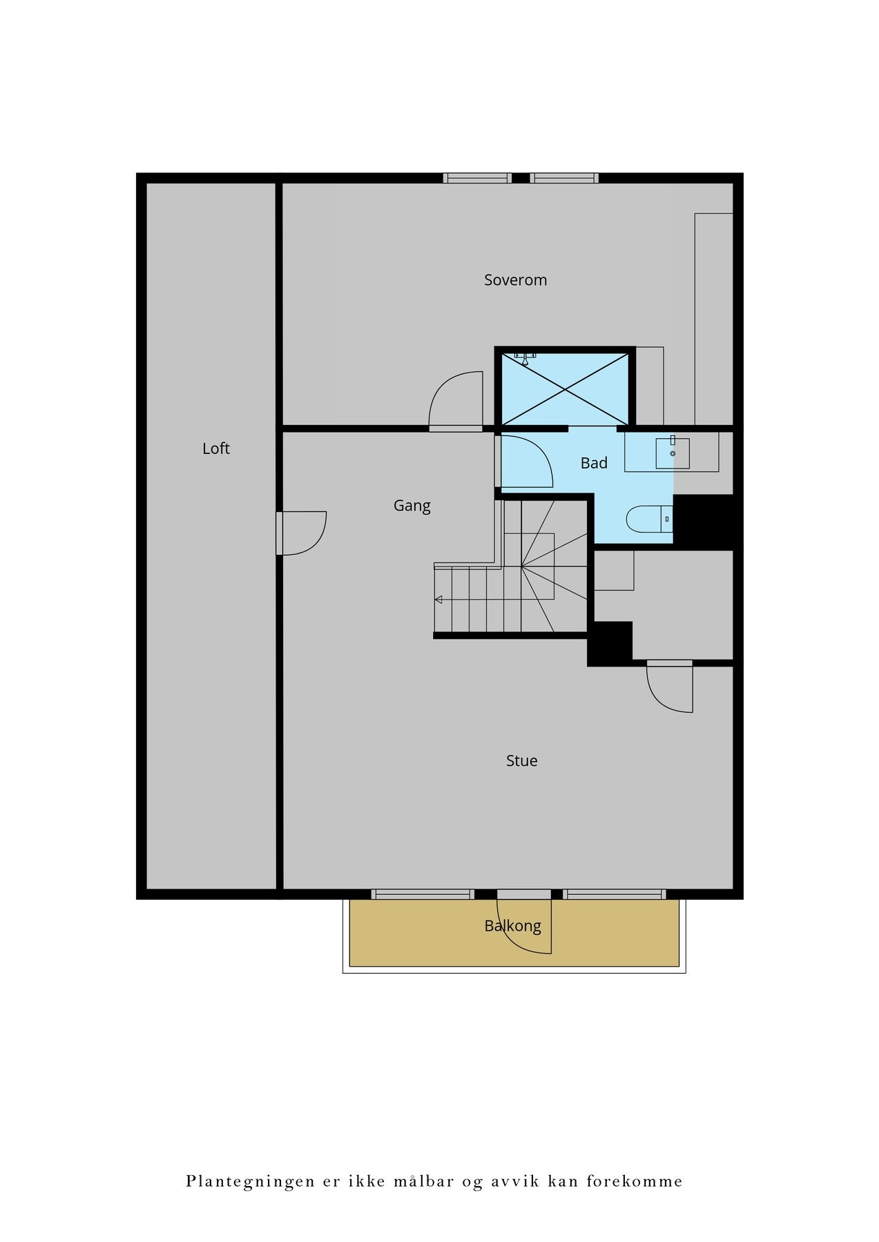 Veiledende plantegning Galleribilde