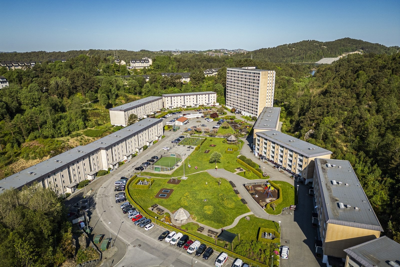 Dronefoto Galleribilde