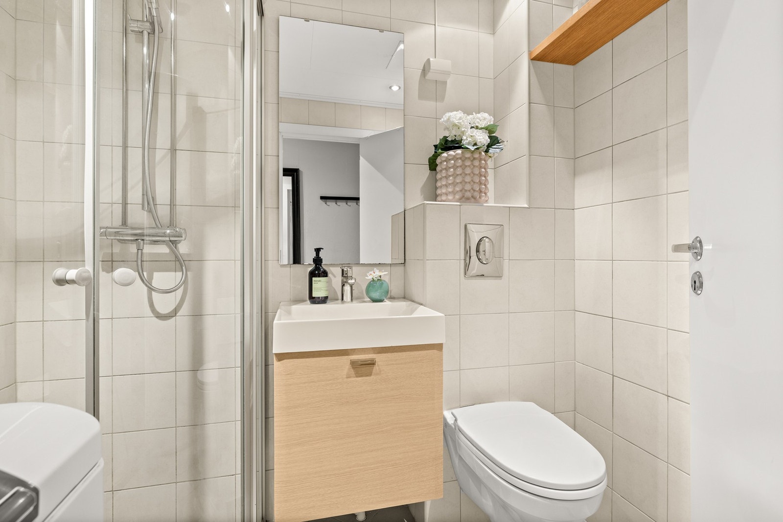 Badet ble oppusset i 2007 i forbindelse med våtromsprosjektet i regi av borettslaget. Galleribilde