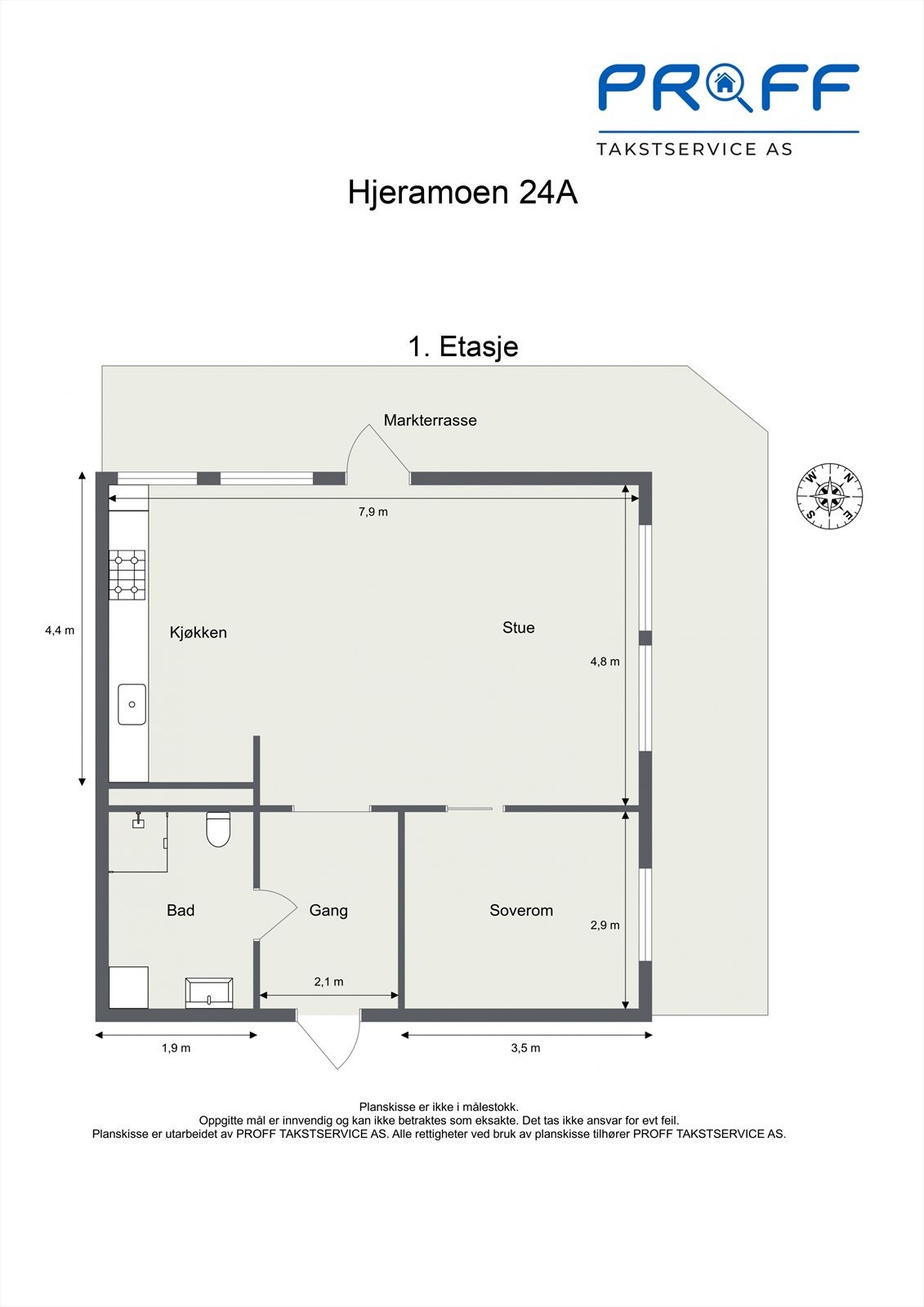 Plantegning 1. etasje. Galleribilde