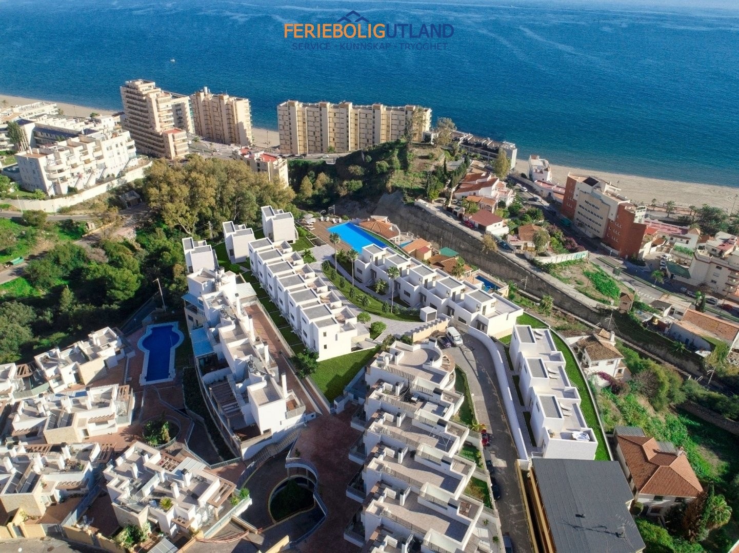 Anlegget ligger bare minutters gange fra stranden. Galleribilde