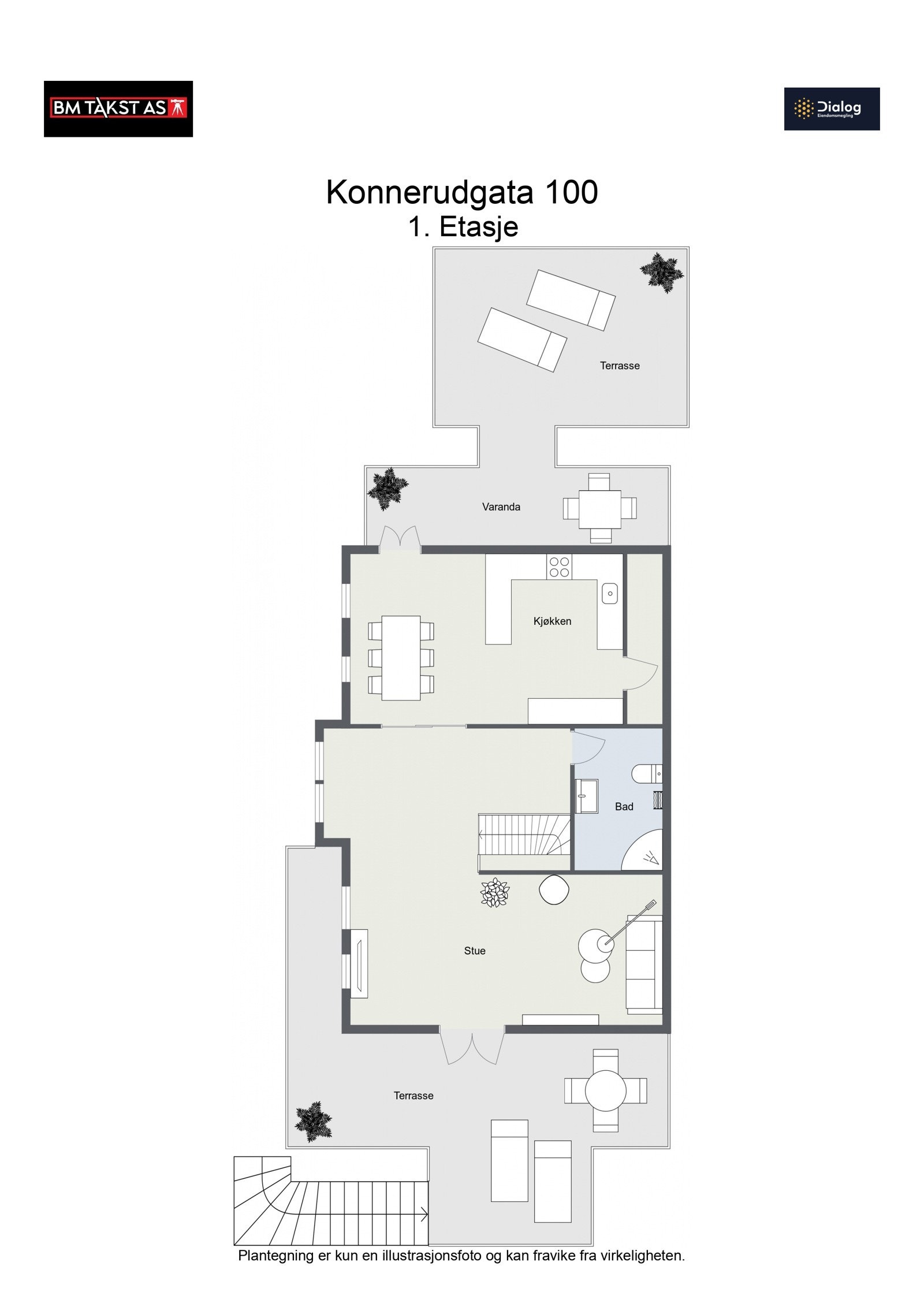 Plantegning 1.etasje. Galleribilde