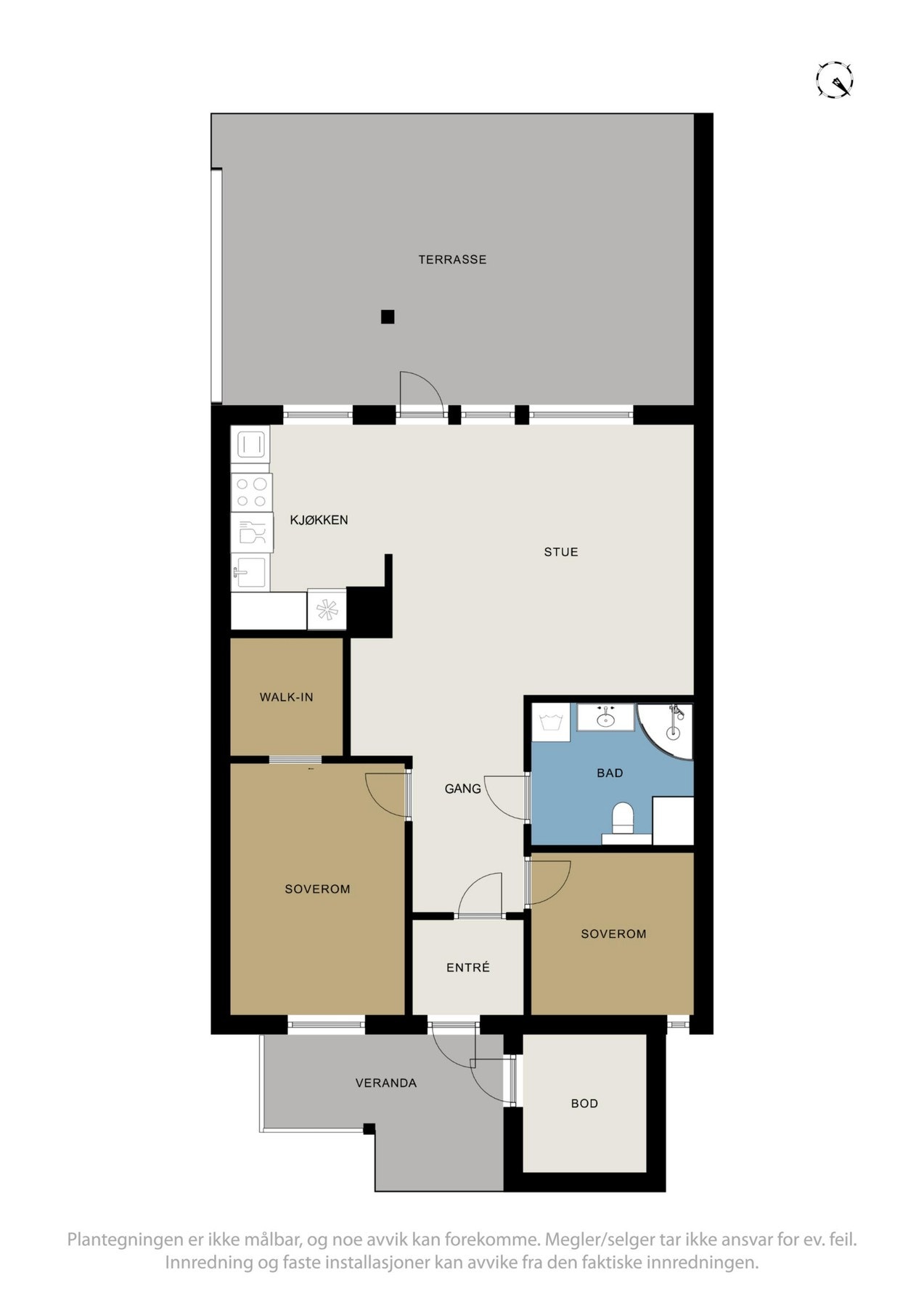 Plantegning Galleribilde