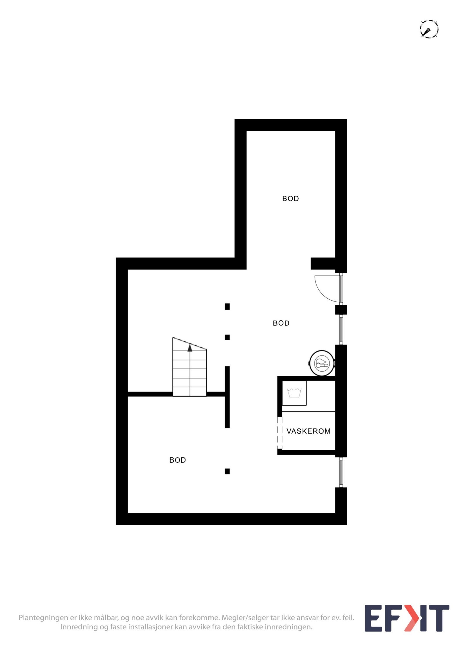 Planskisse underetasje Galleribilde