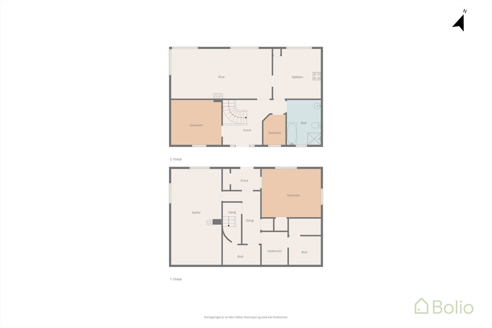 Plantegning Galleribilde