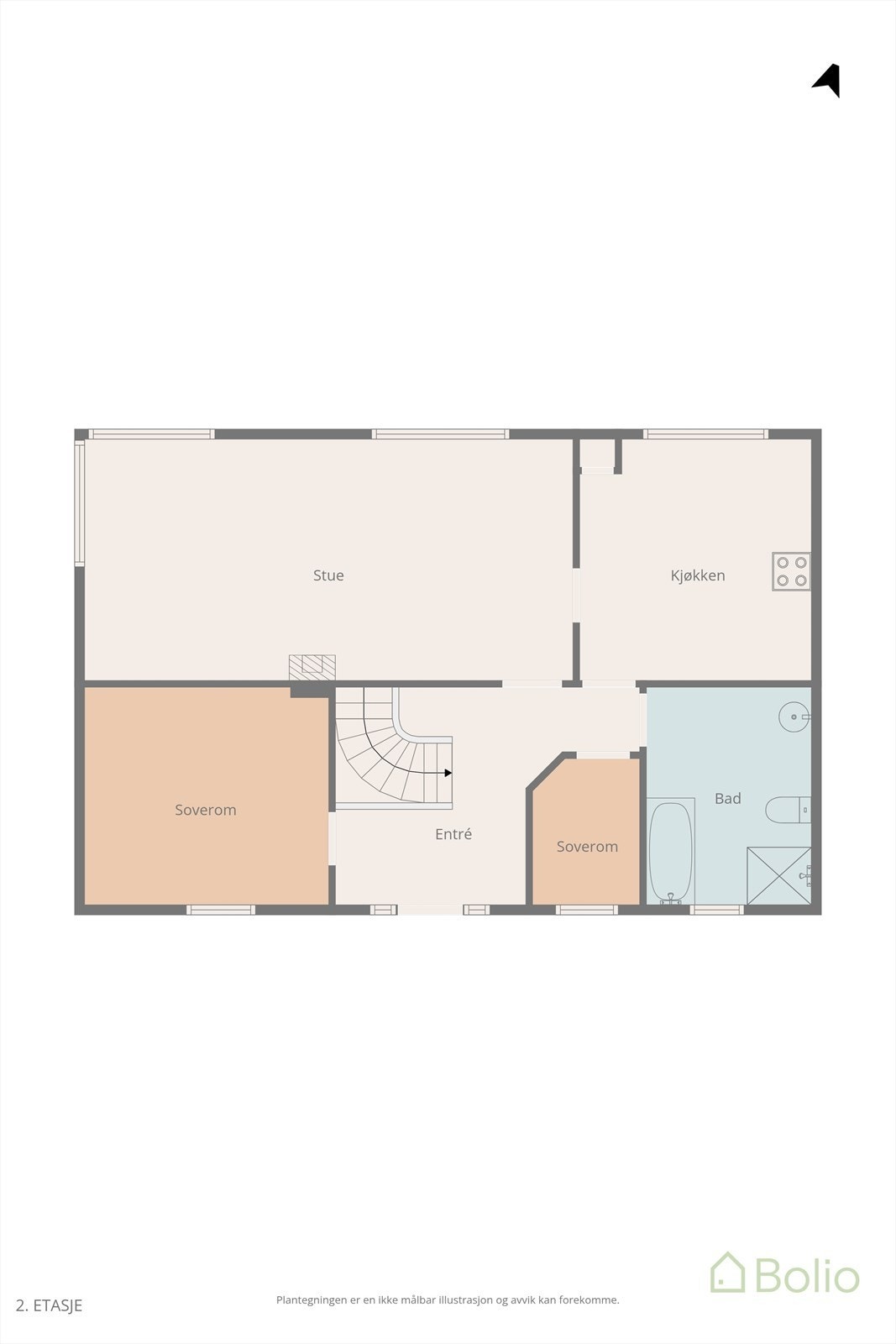 Plantegning Galleribilde