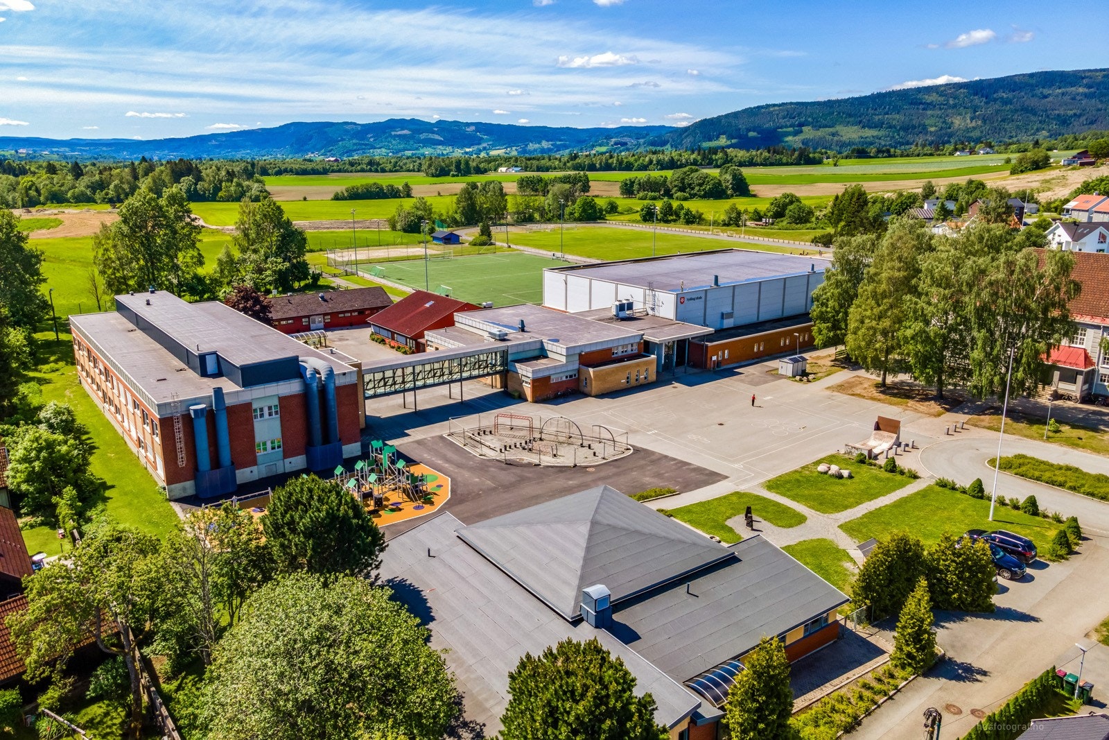 Nærmiljø - Sylling barne- og ungdomsskole, samt Sylling IF sitt idrettsanlegg Galleribilde