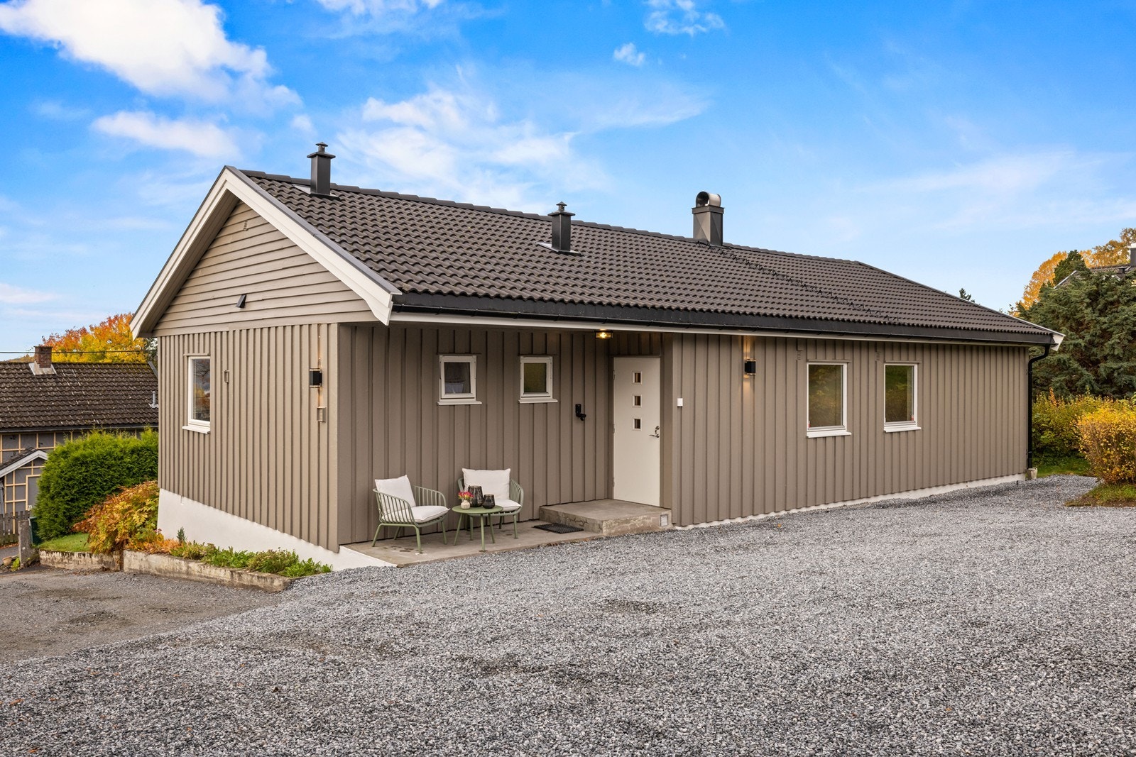 Praktisk enebolig med alt på ett plan + uinnredet kjeller og loft. Galleribilde