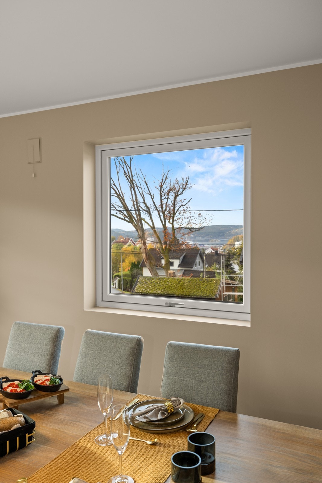 Utsikt fra kjøkkenvindu. Galleribilde