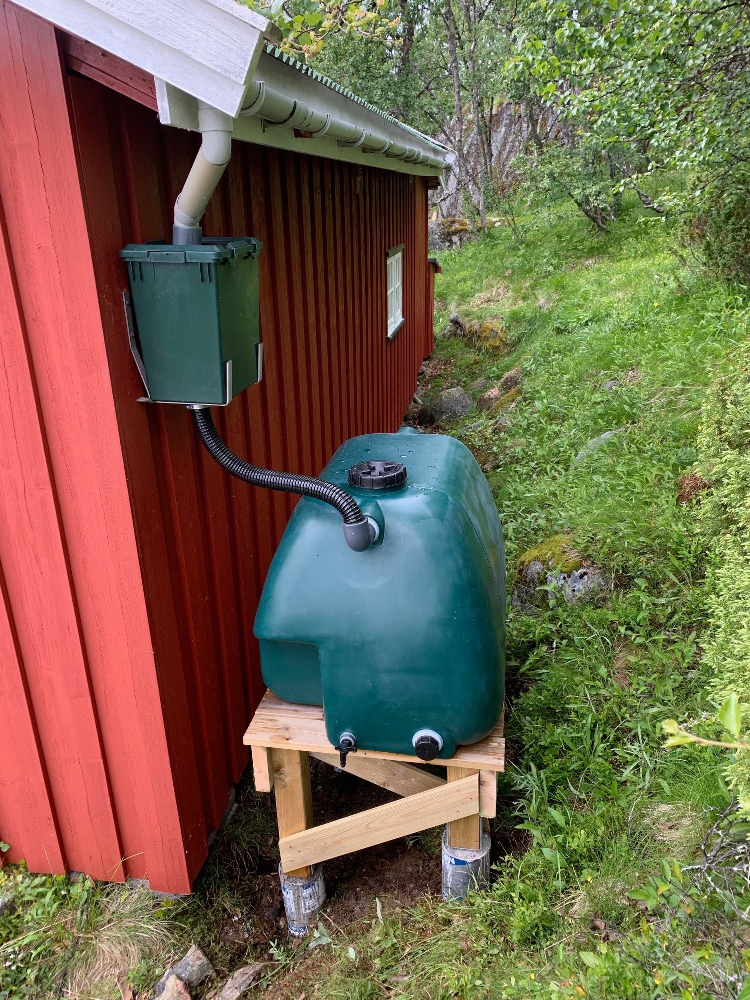 Vannsamler takvann 500 liter Galleribilde