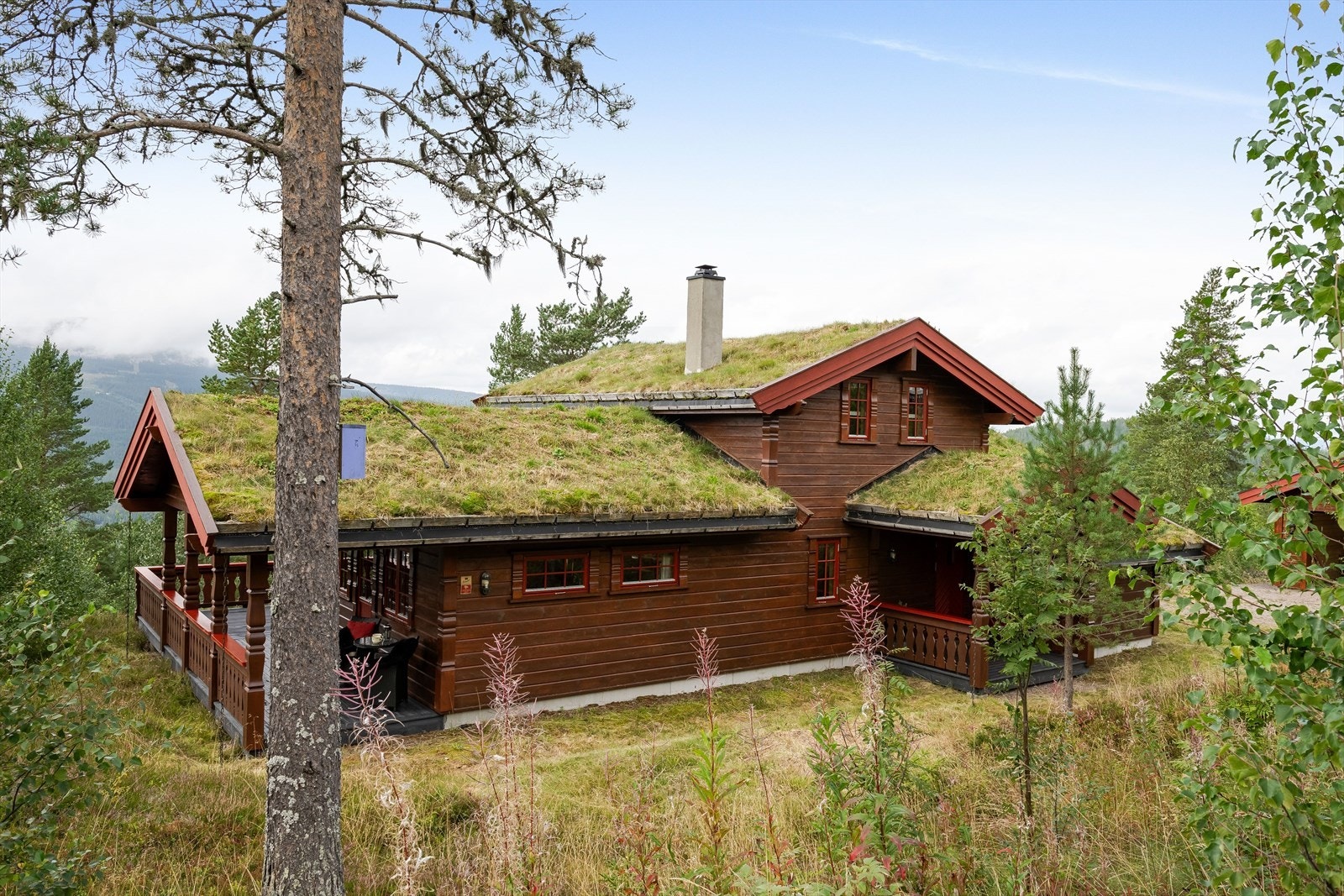 Hytta som var ny i 2008 ble bygd av lokal snekker og elektriker som eide hytta. Galleribilde