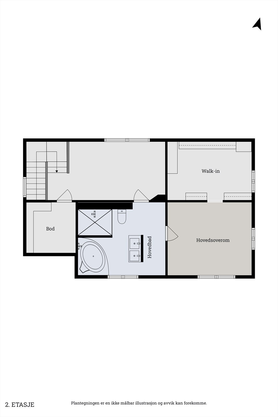 Plantegning Galleribilde