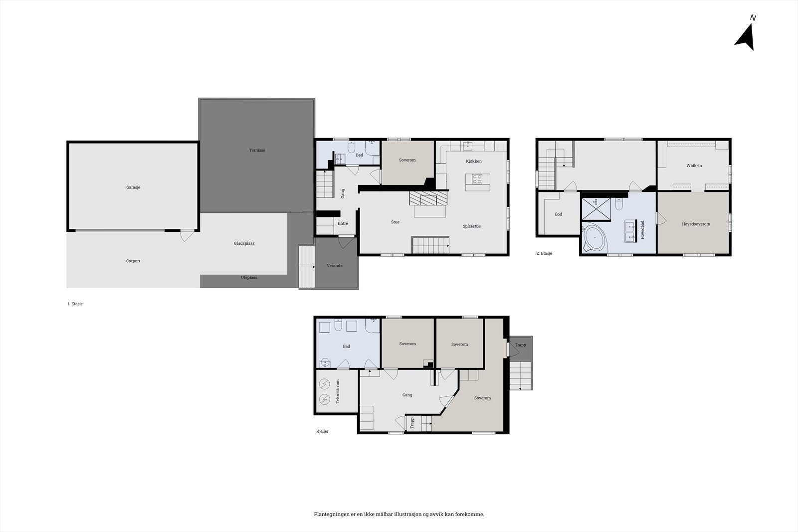 Plantegning Galleribilde