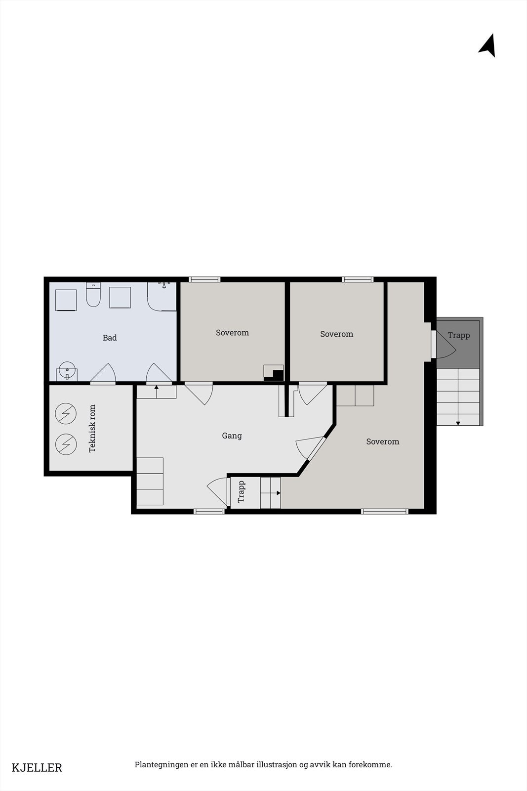 Plantegning Galleribilde