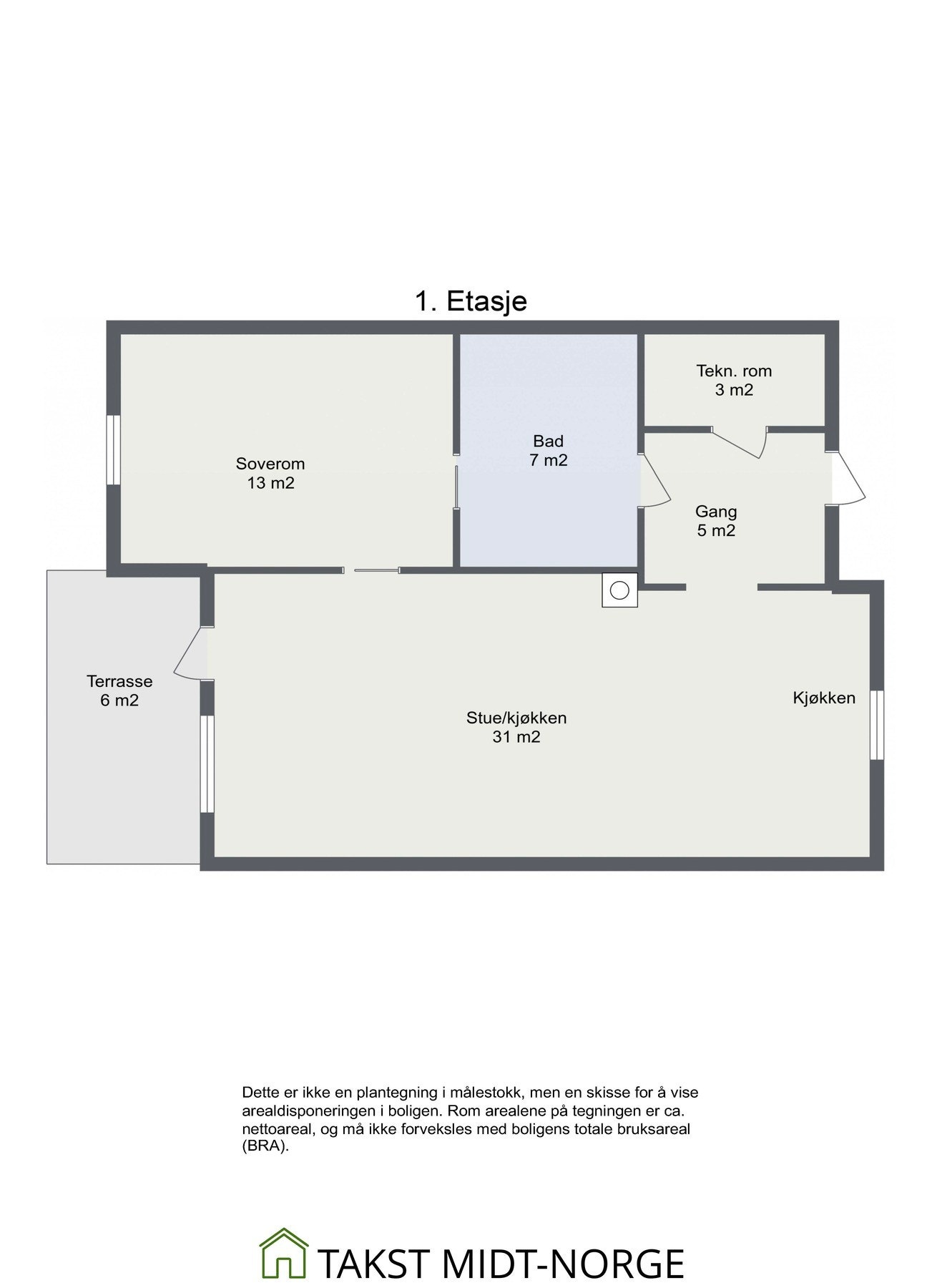 Planskisse. Galleribilde